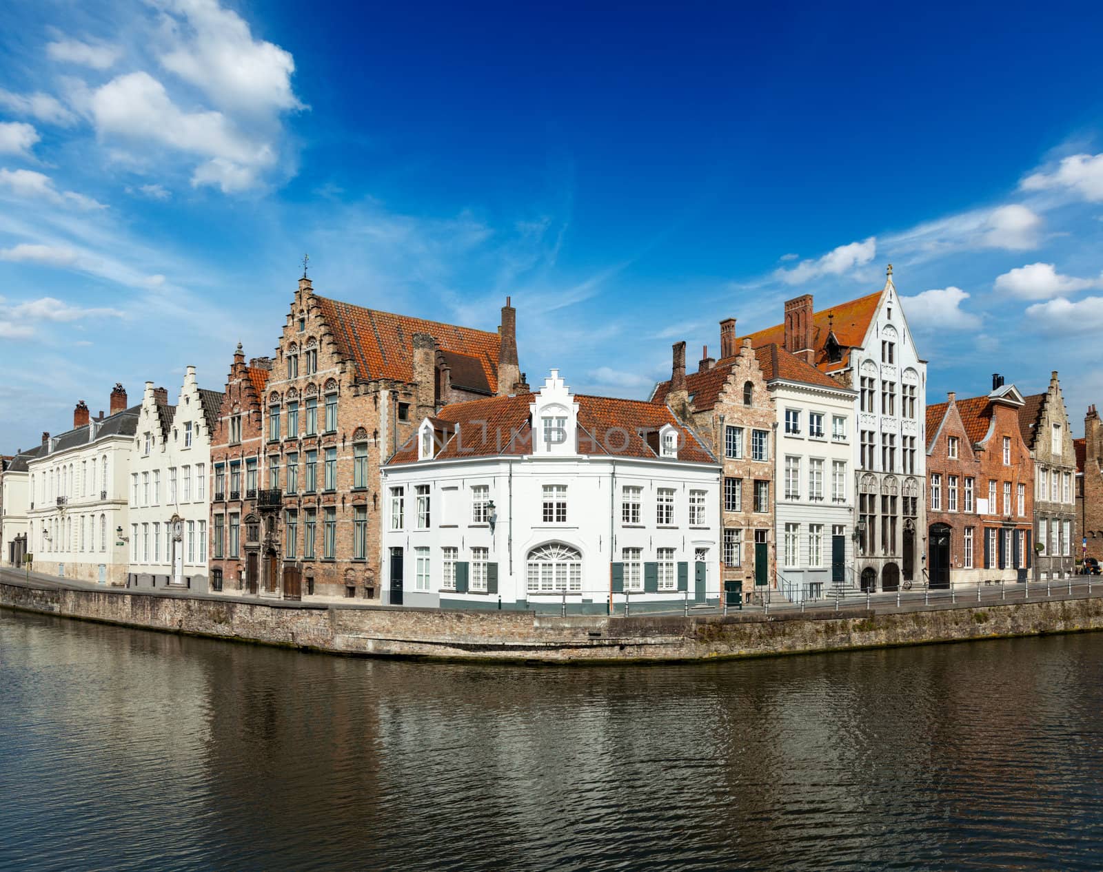 Bruges canals. Brugge, Belgium