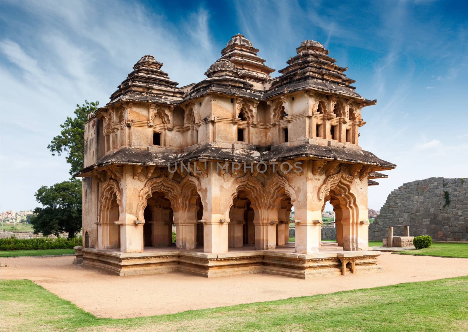 Lotus Mahal. Royal Centre. Hampi, Karnataka, India