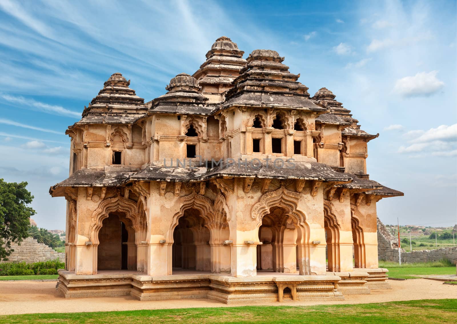 Lotus Mahal. Royal Centre. Hampi, Karnataka, India