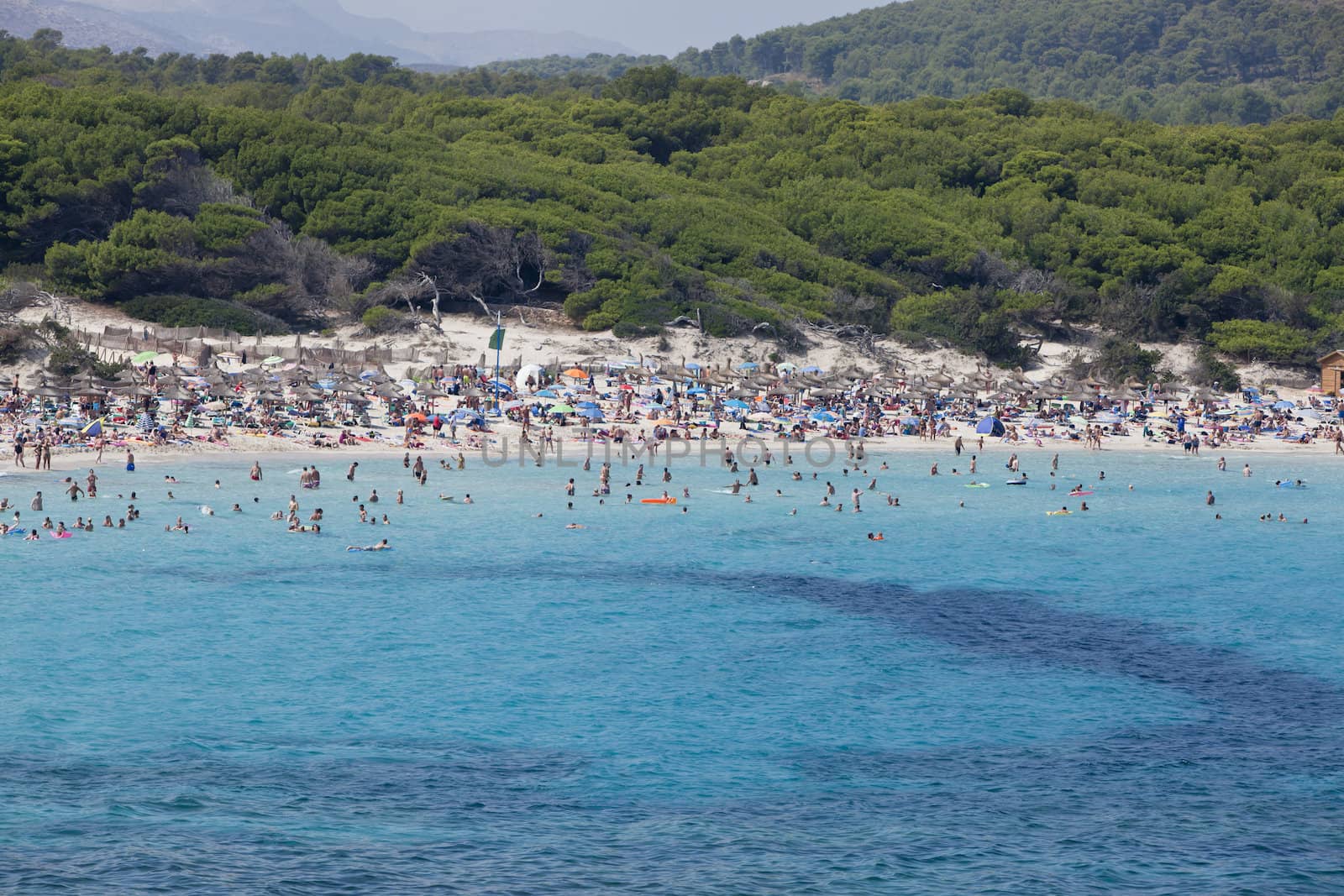 blue sea andpanorama blue sky holidays vacation summer meditteranean 