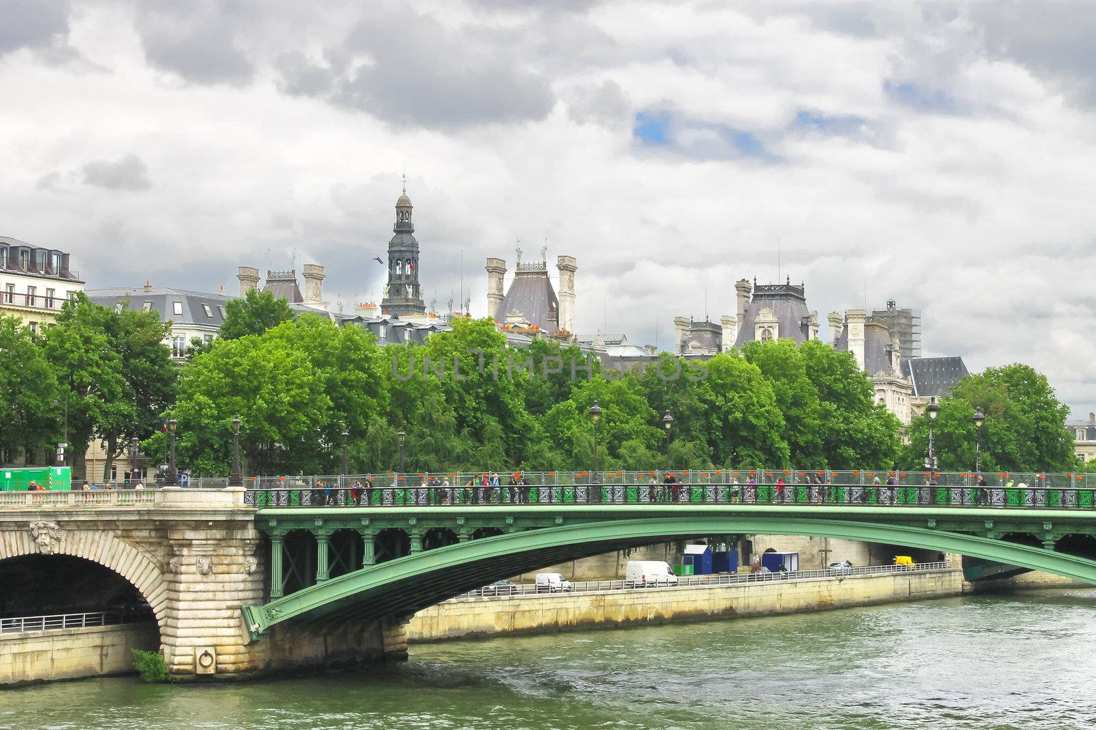 Bridge over the Seine. Paris. France by NickNick