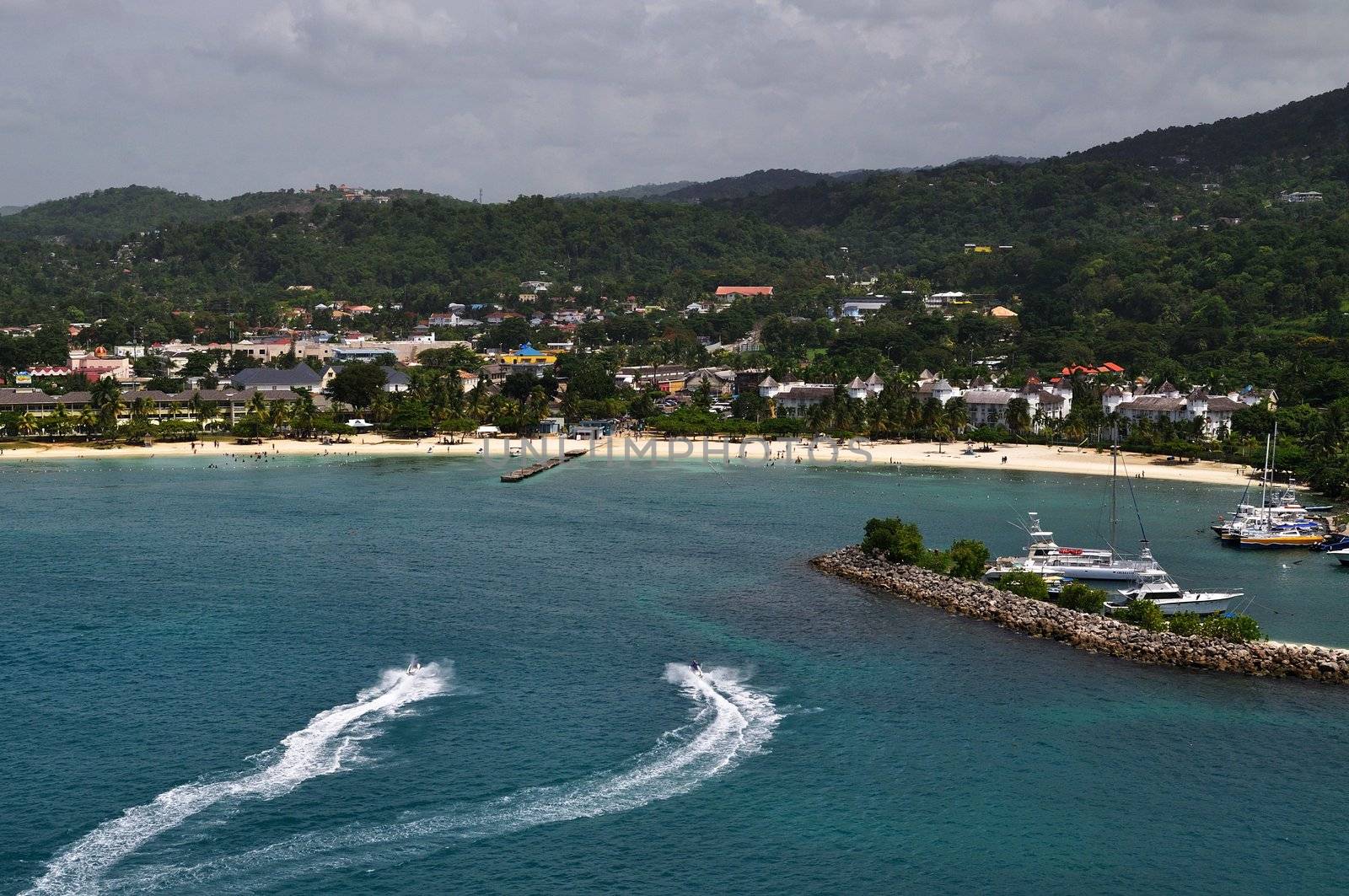 Waverunners in Ocho Rios, Jamaica by fernando2148