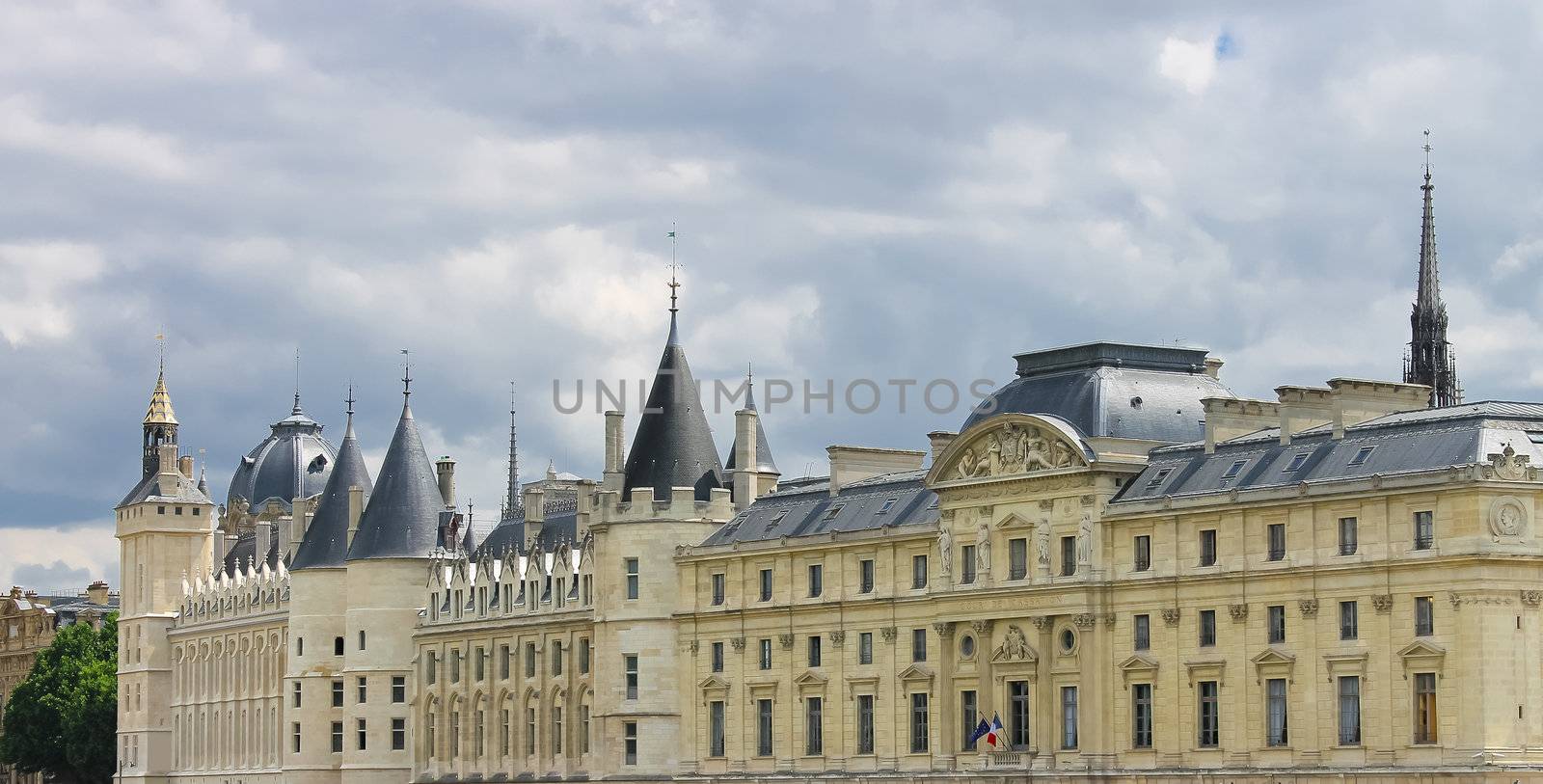 Castle Conciergerie, the former royal palace and prison in Paris. France