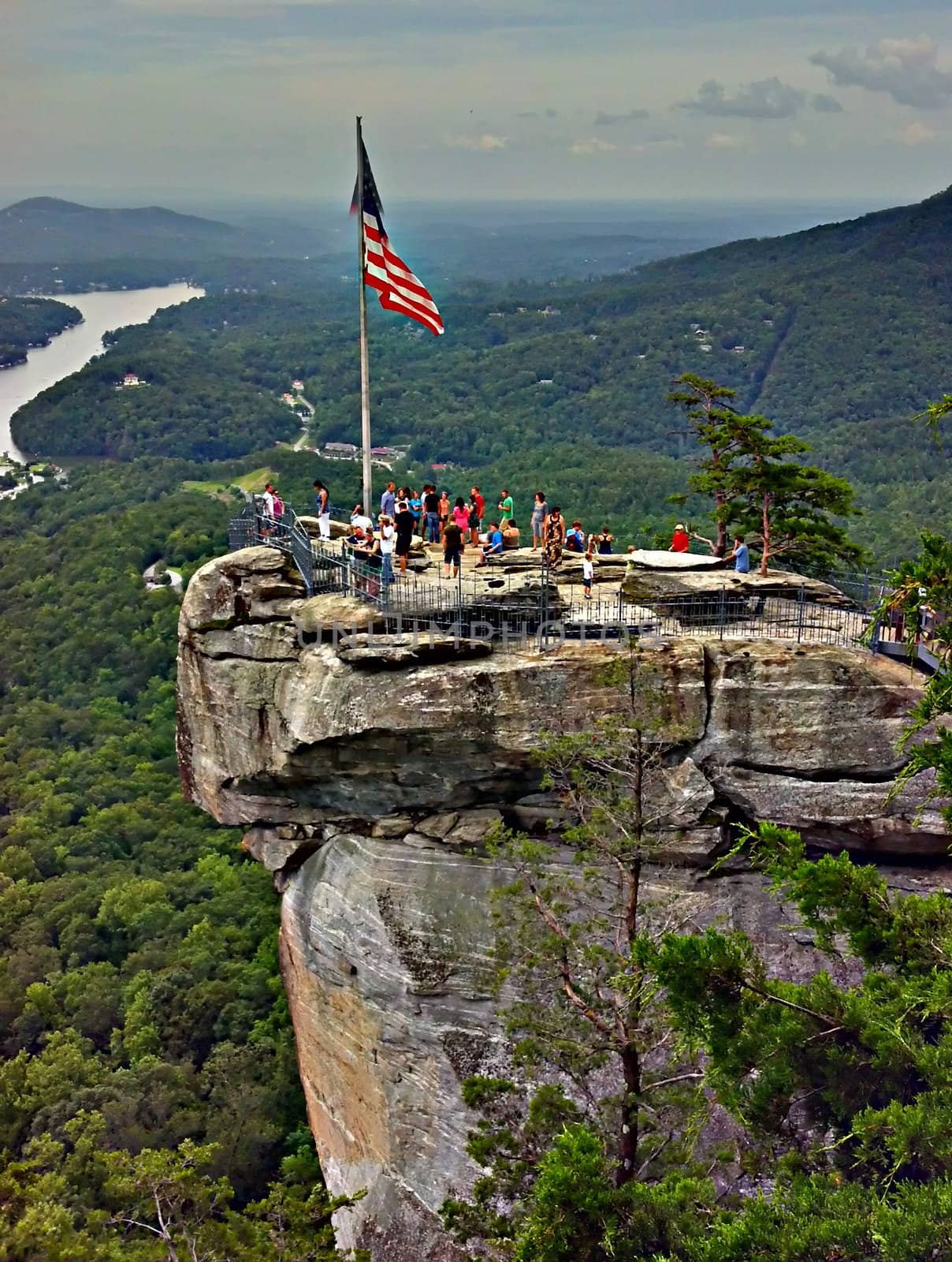 chimney rock overlook by digidreamgrafix