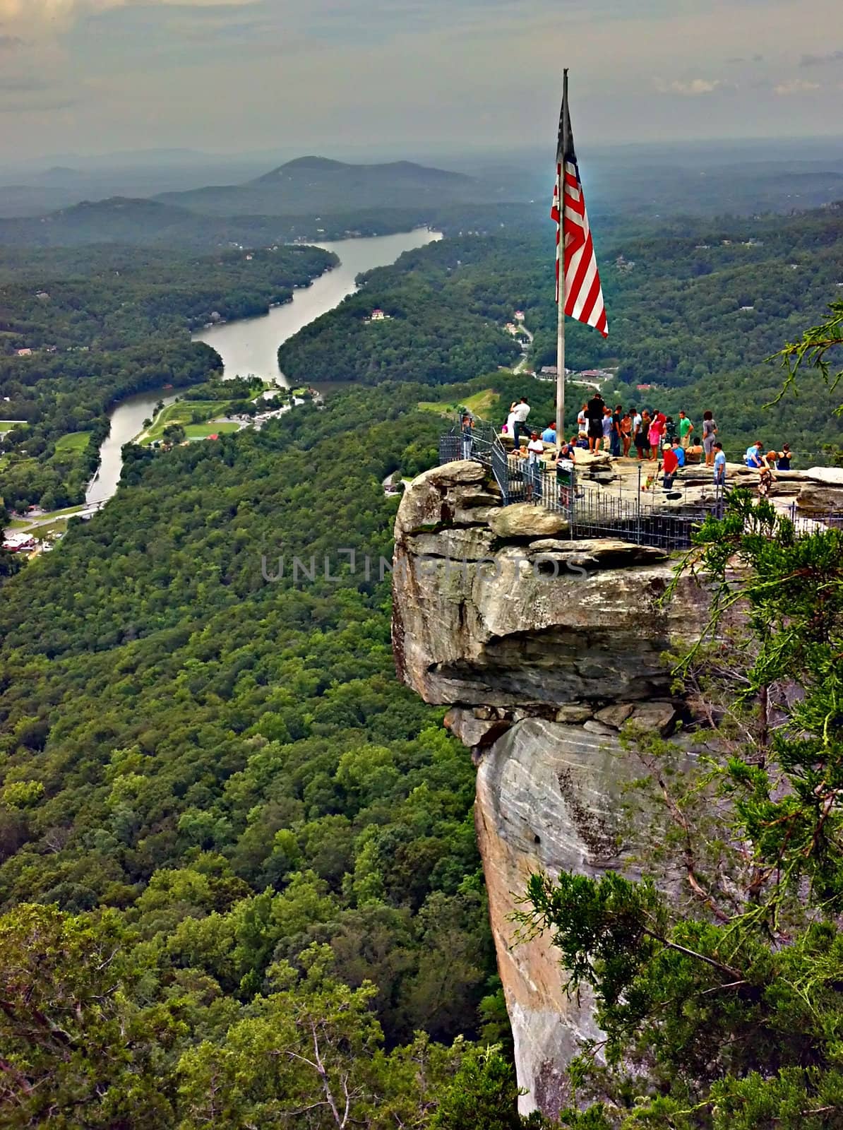 chimney rock overlook by digidreamgrafix