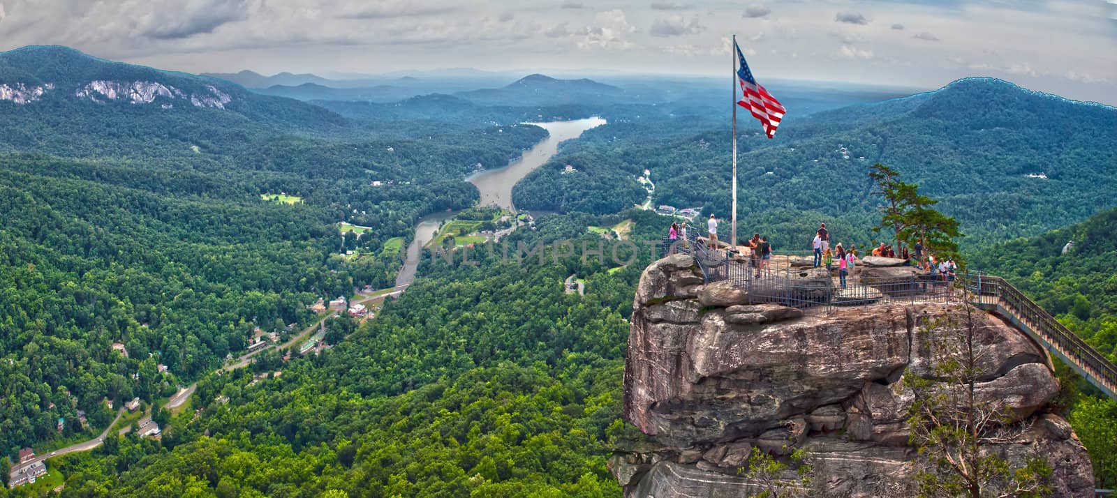 chimney rock overlook by digidreamgrafix
