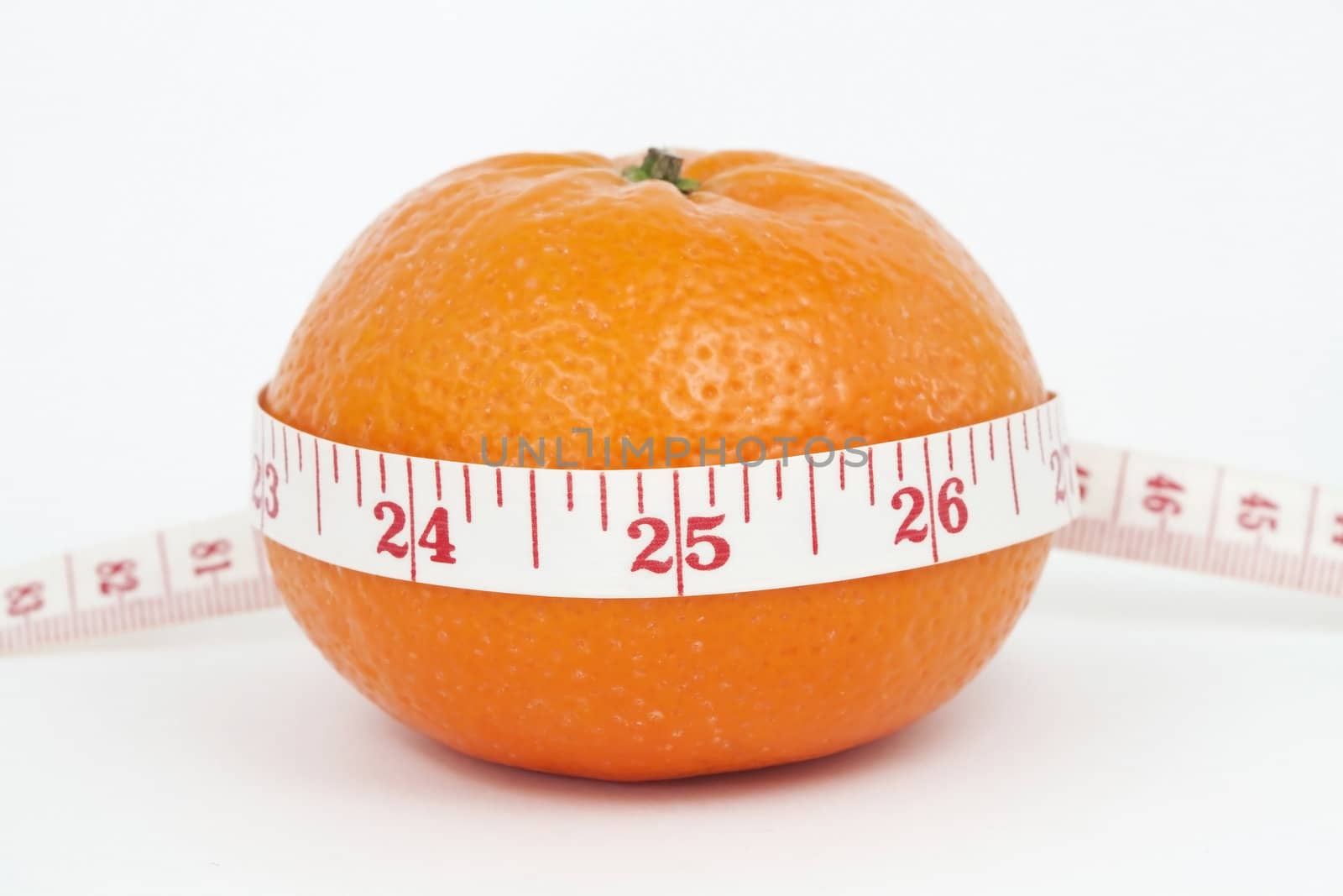 Orange and measuring tape
