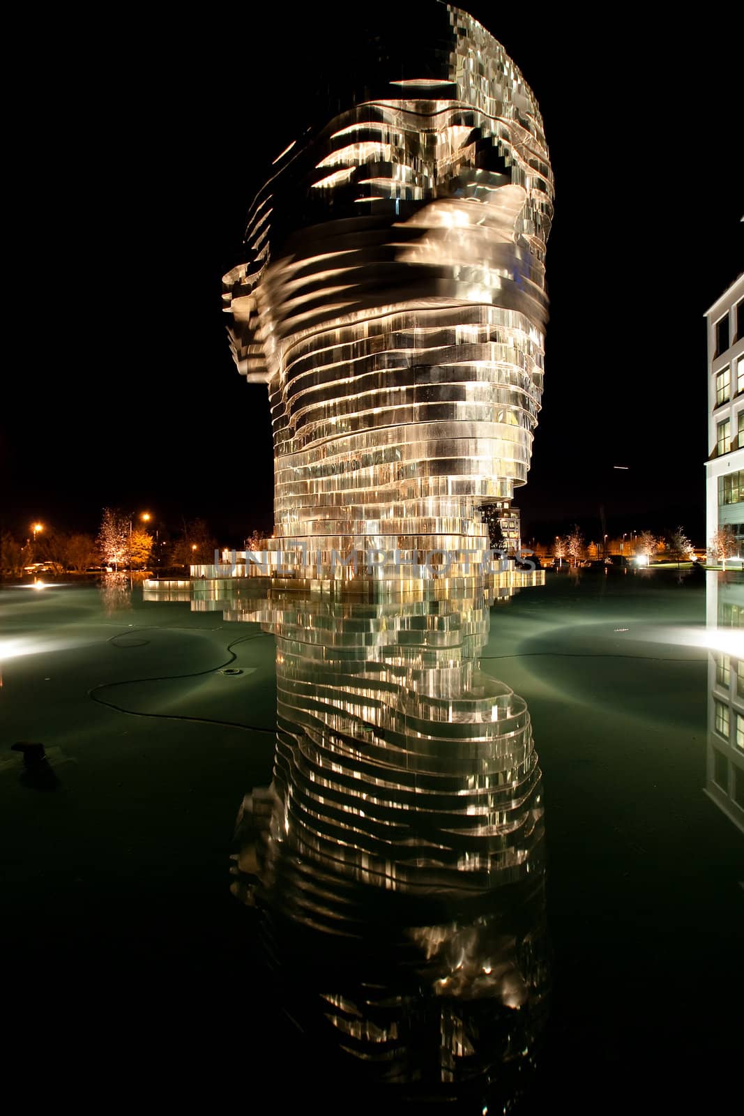 Metalmorphosis Mirror Fountain by David Černý by digidreamgrafix