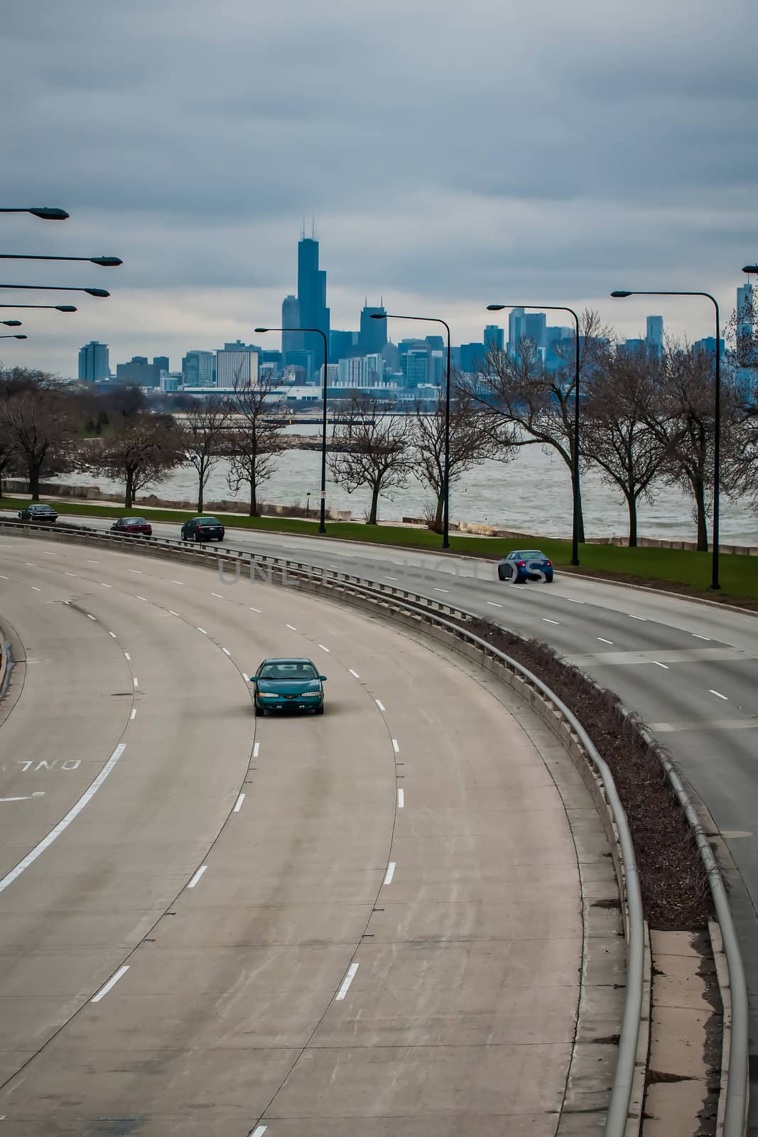 chicago skyline by digidreamgrafix