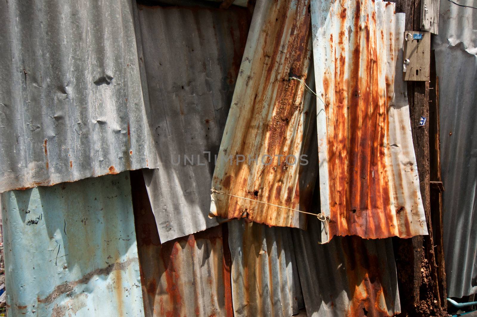 Corrosion metal sheet