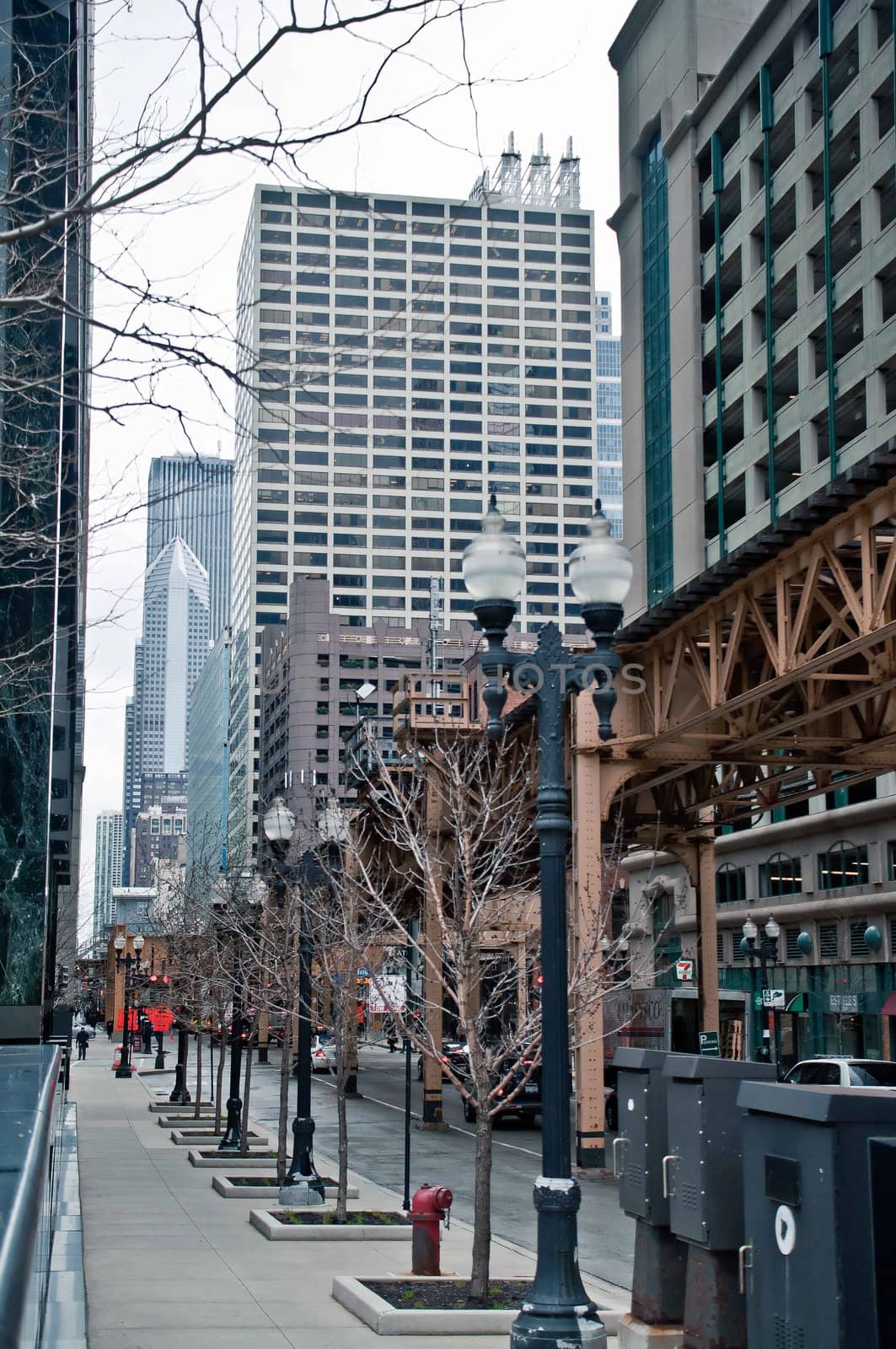 chicago skyline by digidreamgrafix