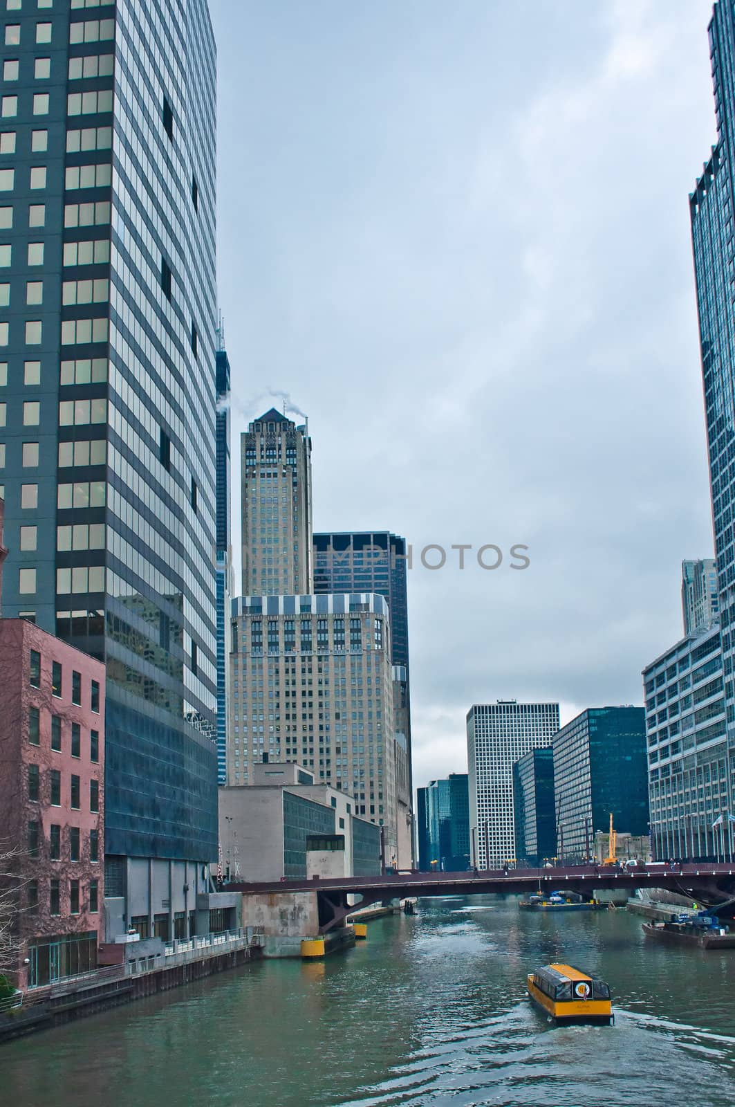 chicago skyline by digidreamgrafix