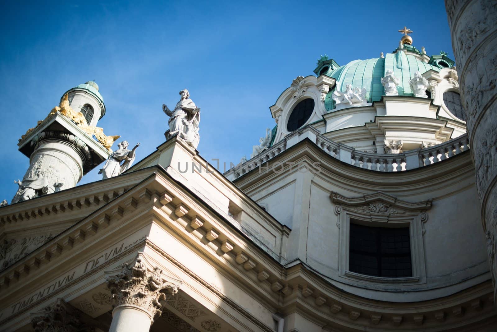 St. Charles's Church (Karlskirche) in Vienna, Austria - built from 1715 to 1737.