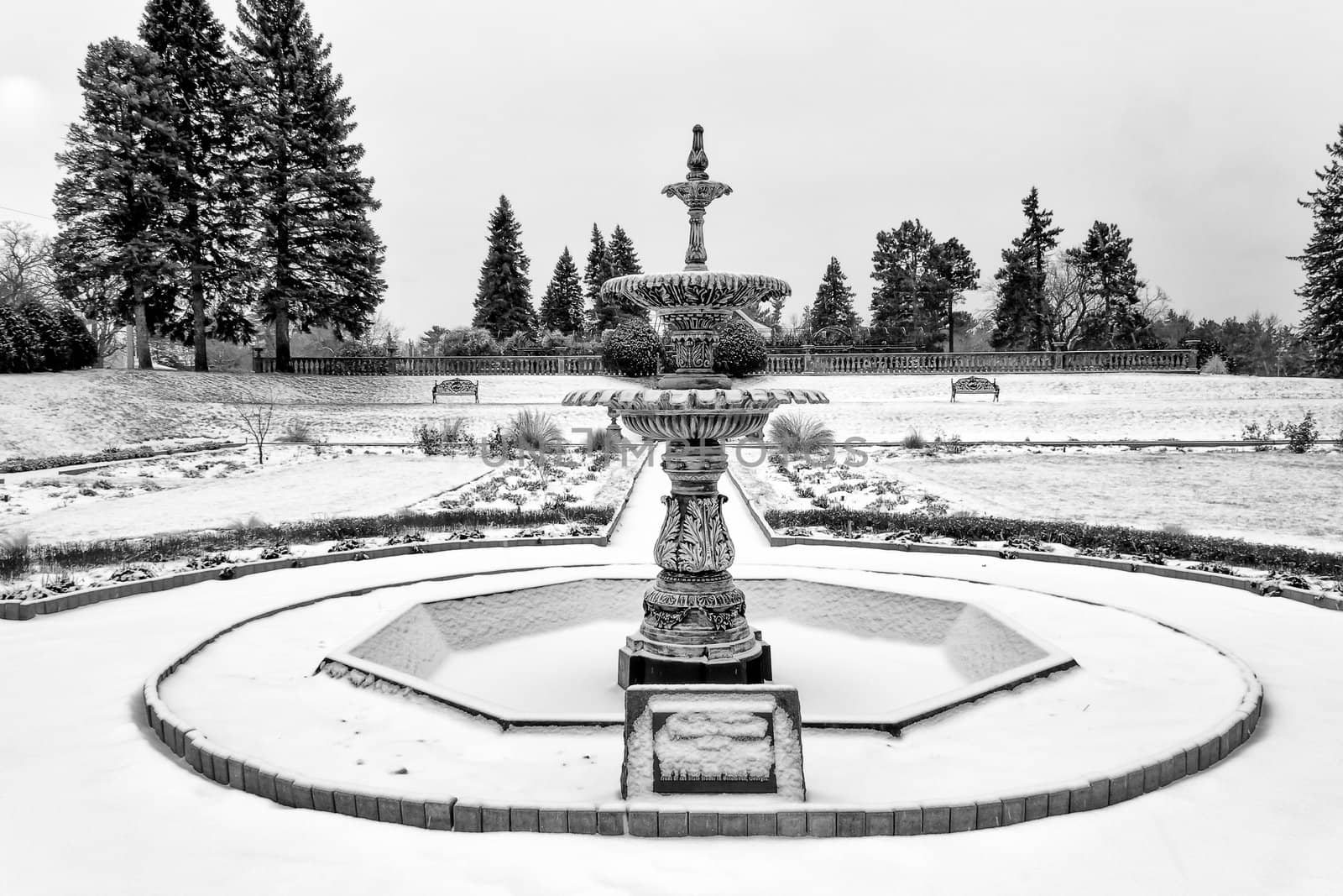 Munsinger Gardens in Winter