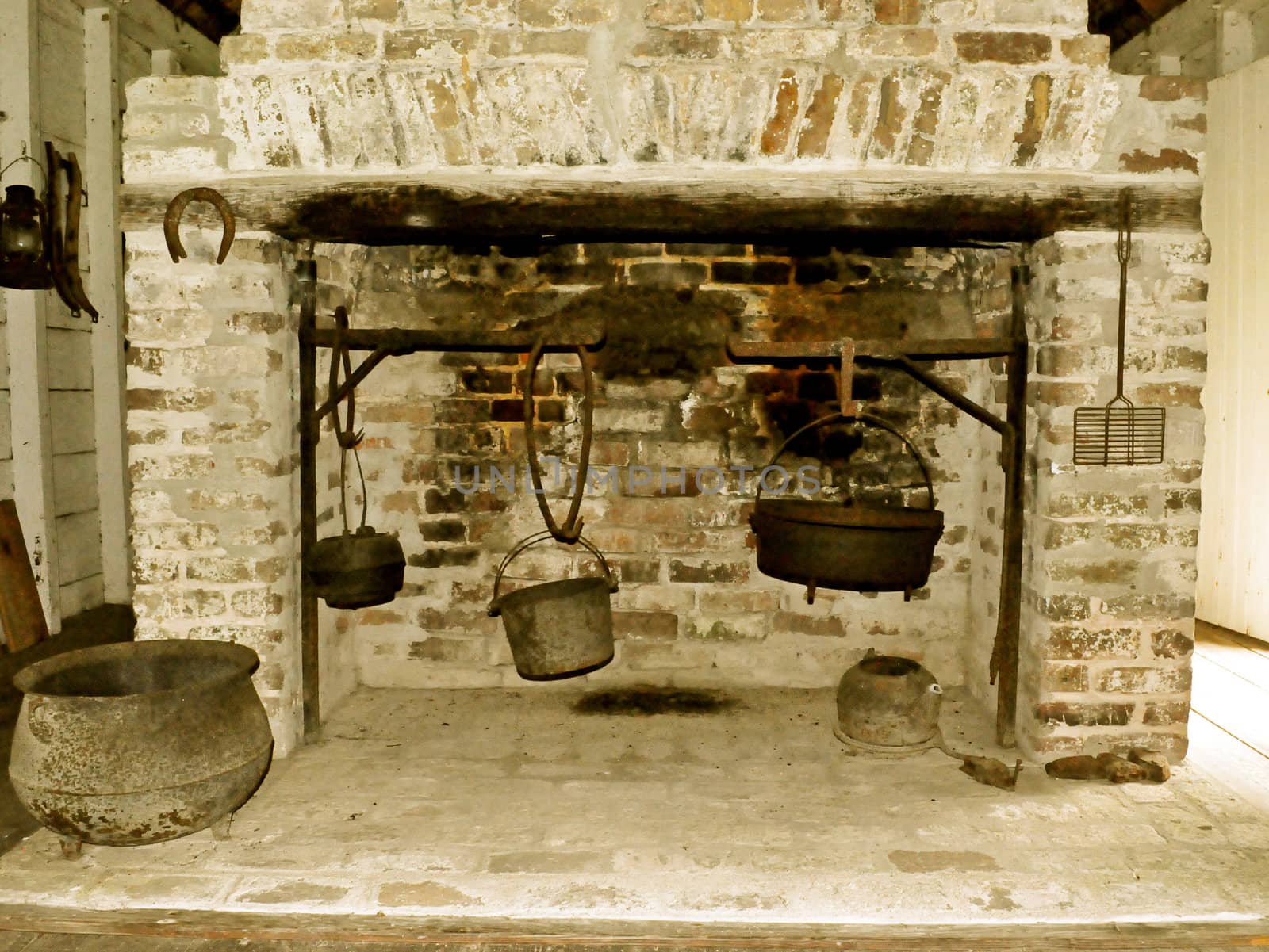 South Carolina Slave Cabin Fireplace