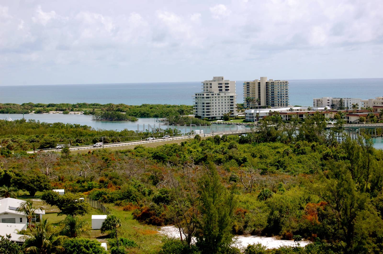 Jupiter Florida Aerial View by RefocusPhoto