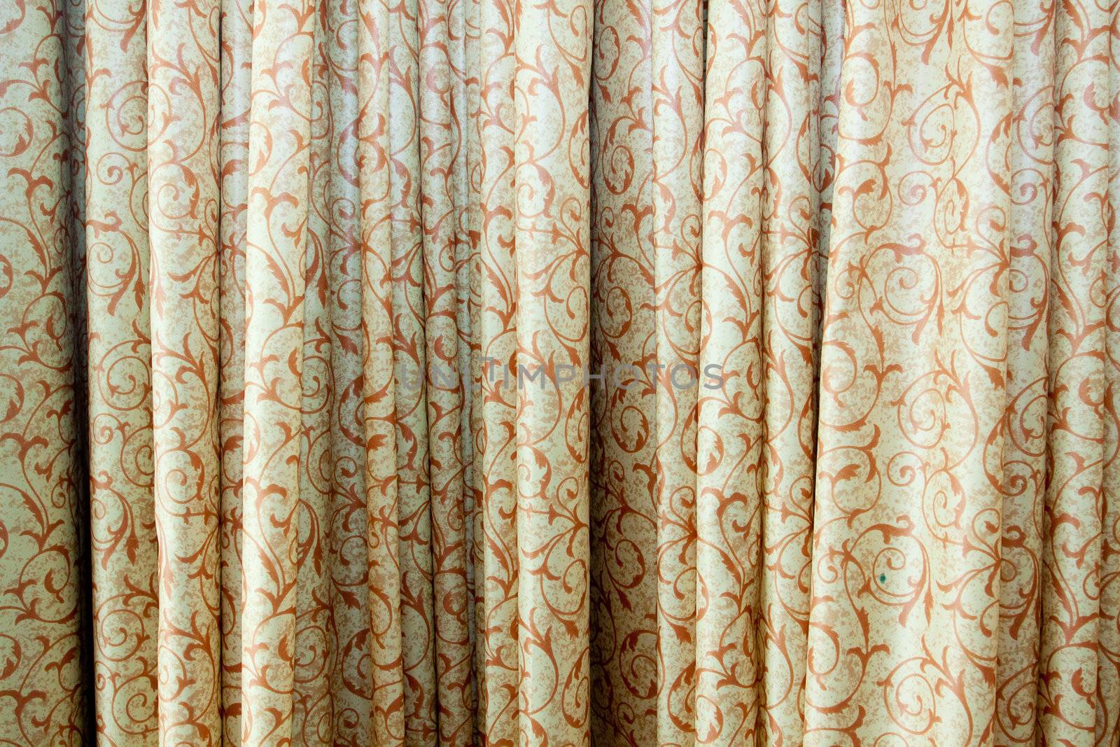 Some curtains or drapes are photographed in an abstract way to create a background image picture.