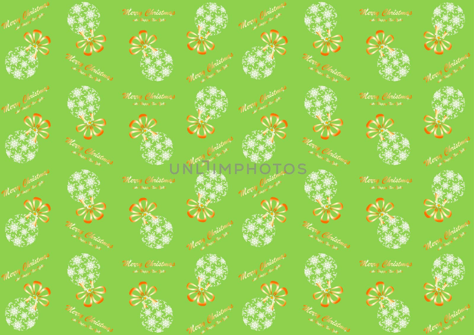 Seamless pattern with Christmas ball  for the new year and Christmas