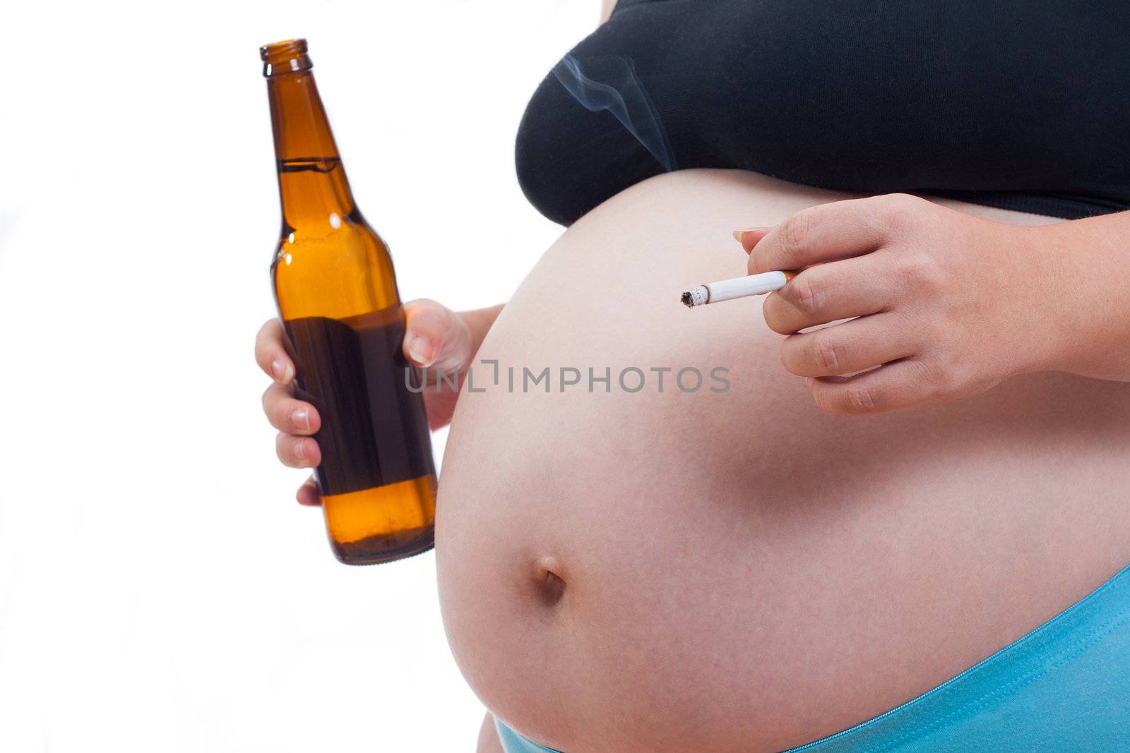 pregnant beer by Mazirama