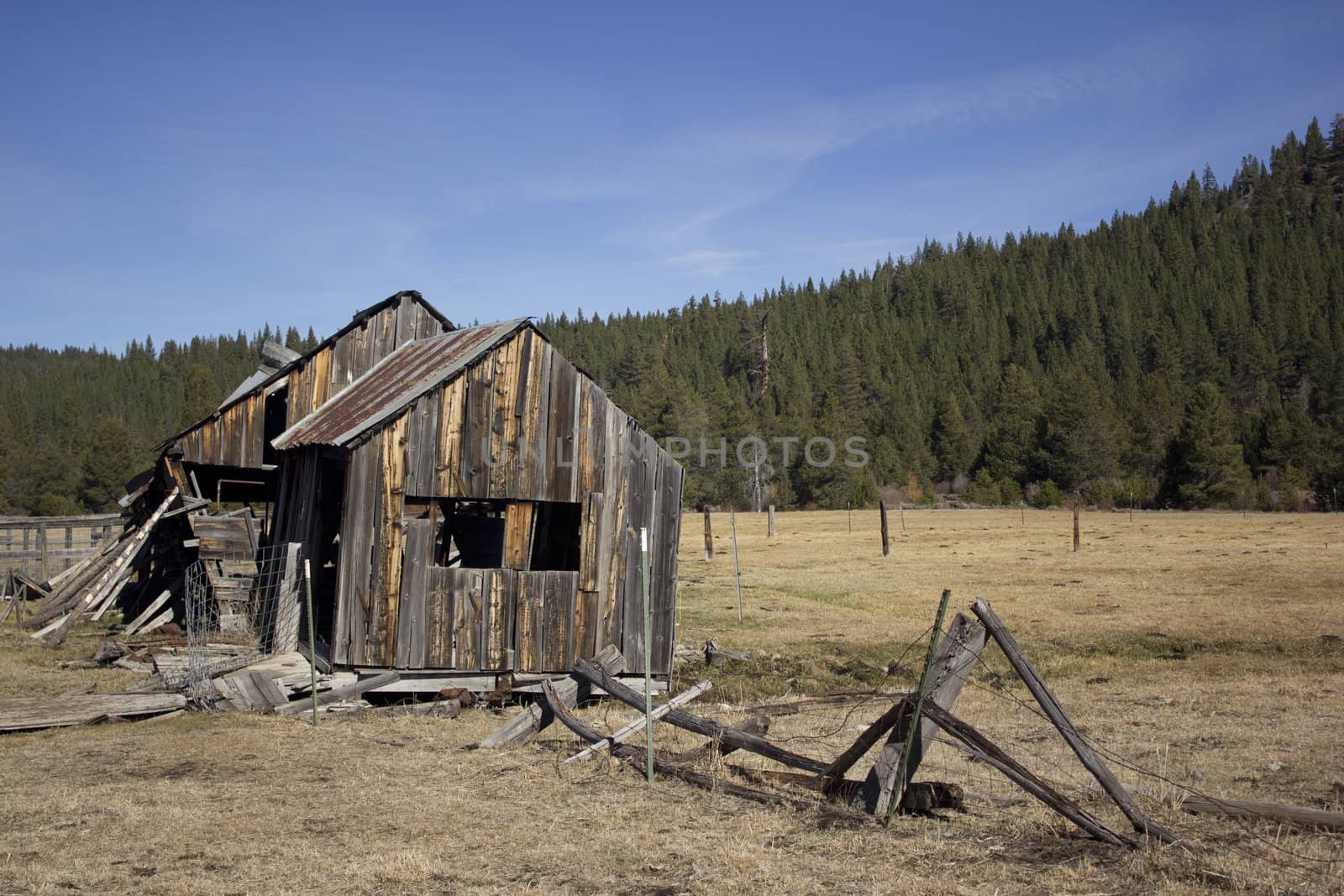 Old barn in Sierraville California by jeremywhat