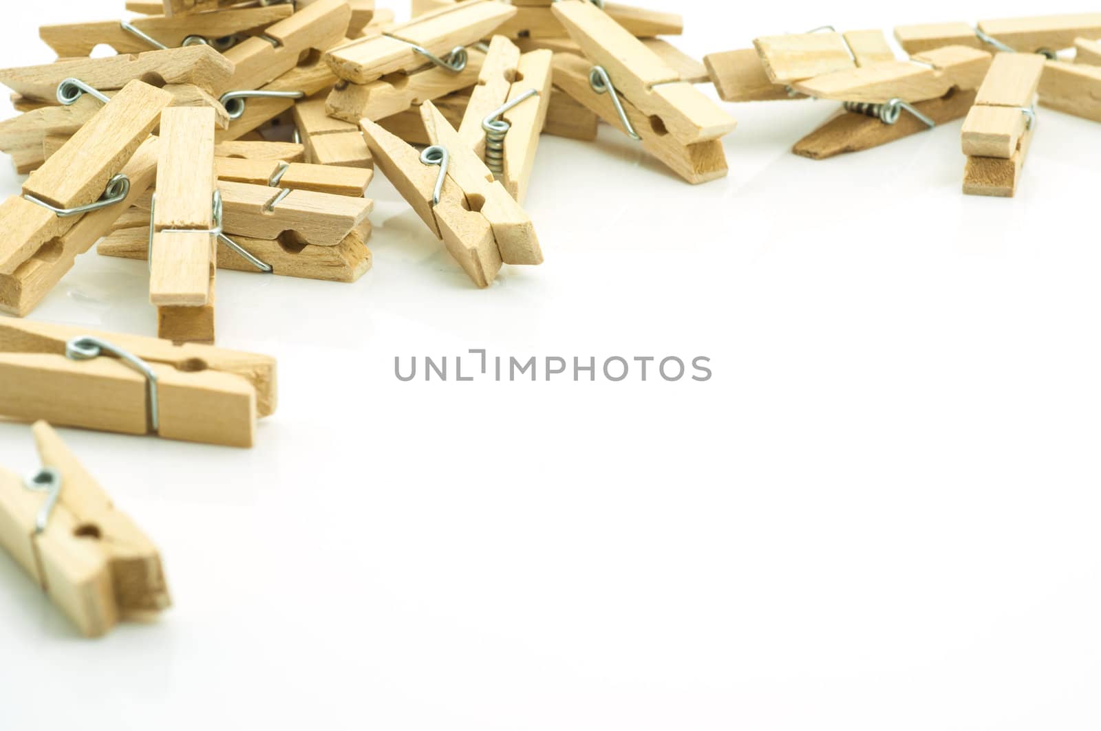 Bulk of clothespin background