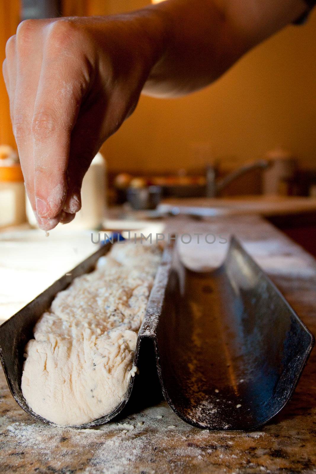 Bread Making Detail by joshuaraineyphotography