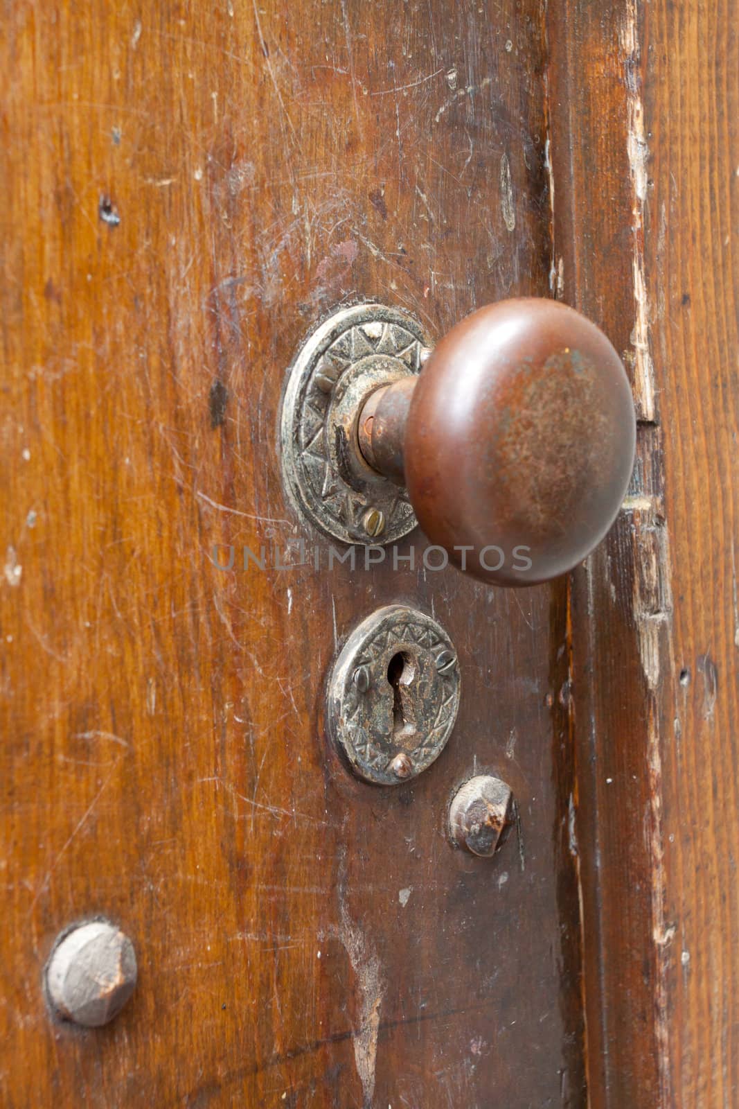 Old Door Handle by joshuaraineyphotography