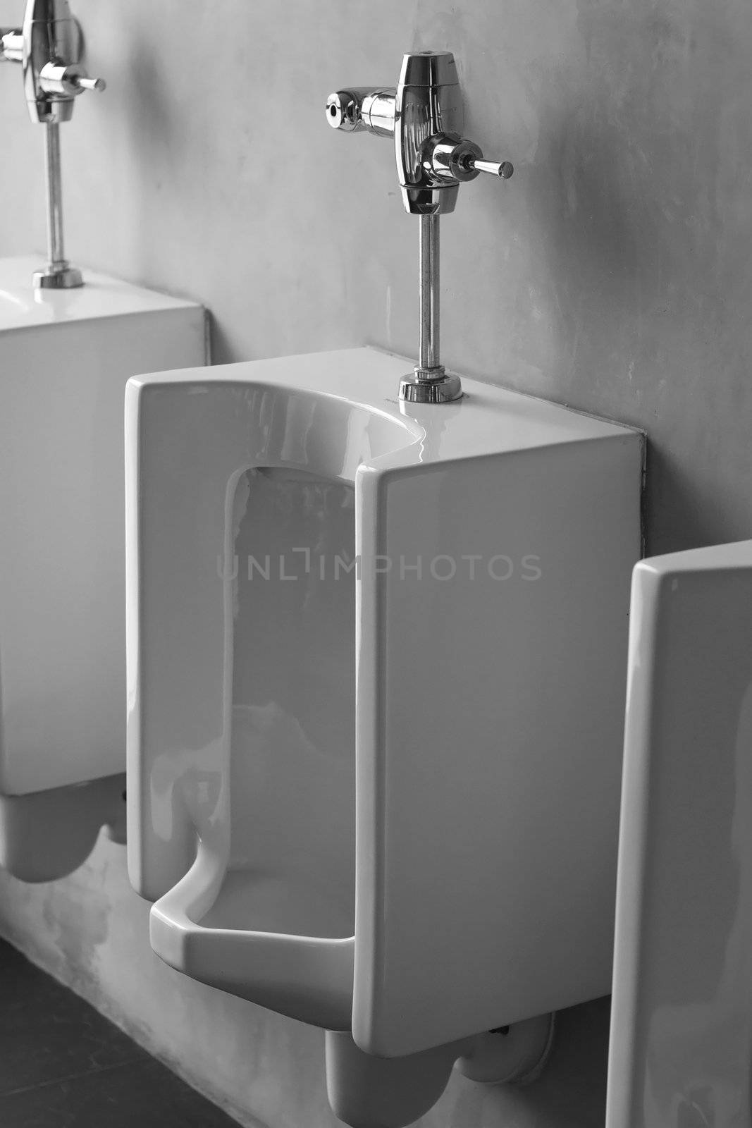 White urinals