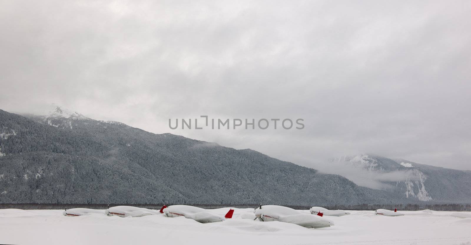 Planes under snow.  by SURZ