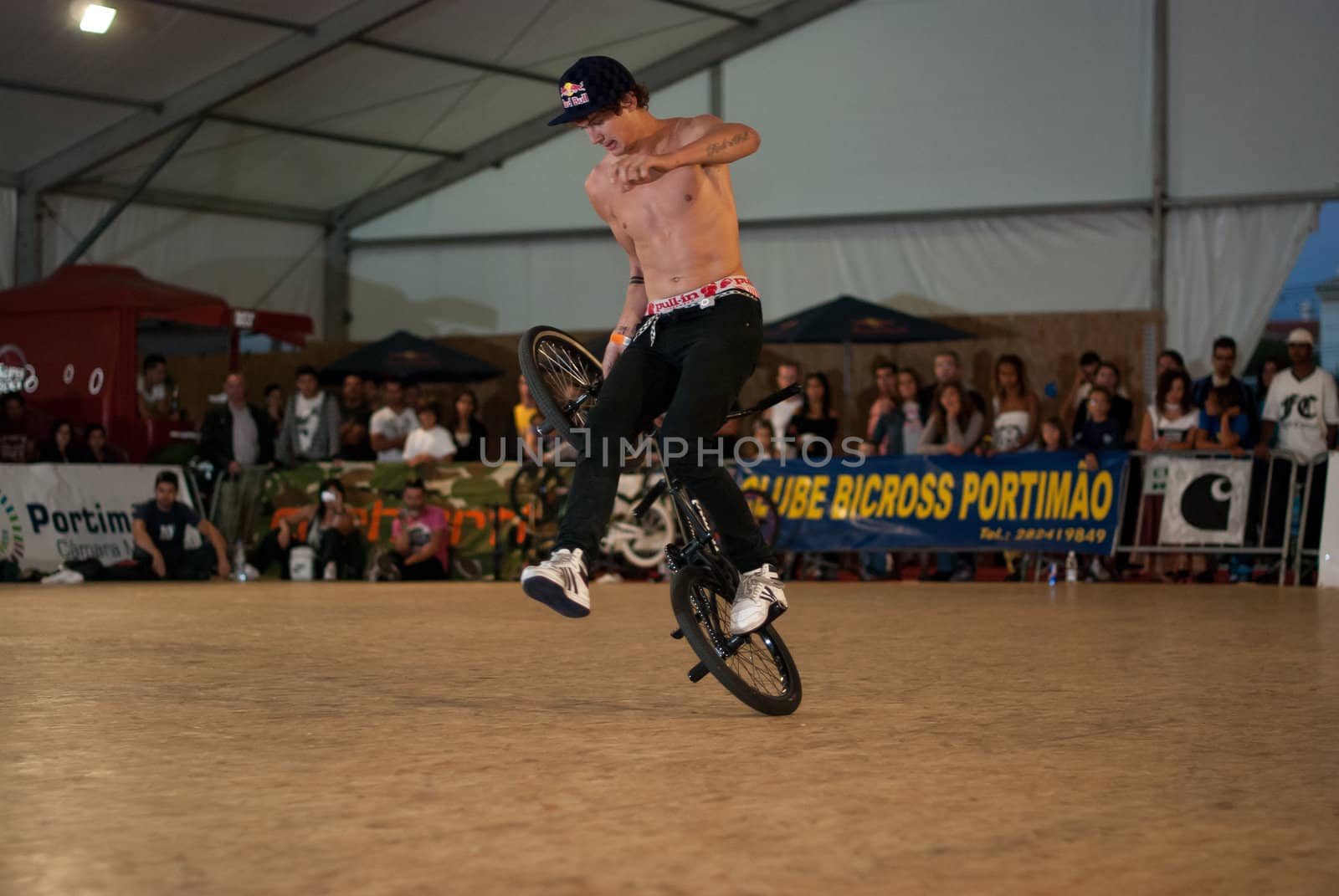 PORTIMAO, PORTUGAL - SEPTEMBER 09: Matthias Dandois during the Flatland Field Control'09 on september 20, 2009 in Portimao, Portugal.