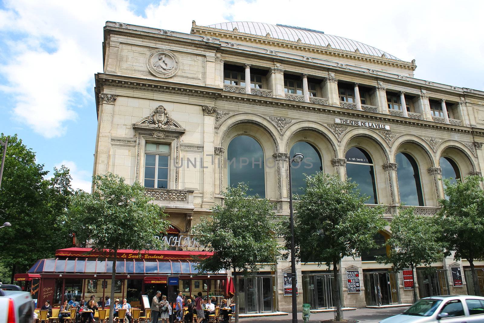 Theatre de la Ville in Paris. France by NickNick