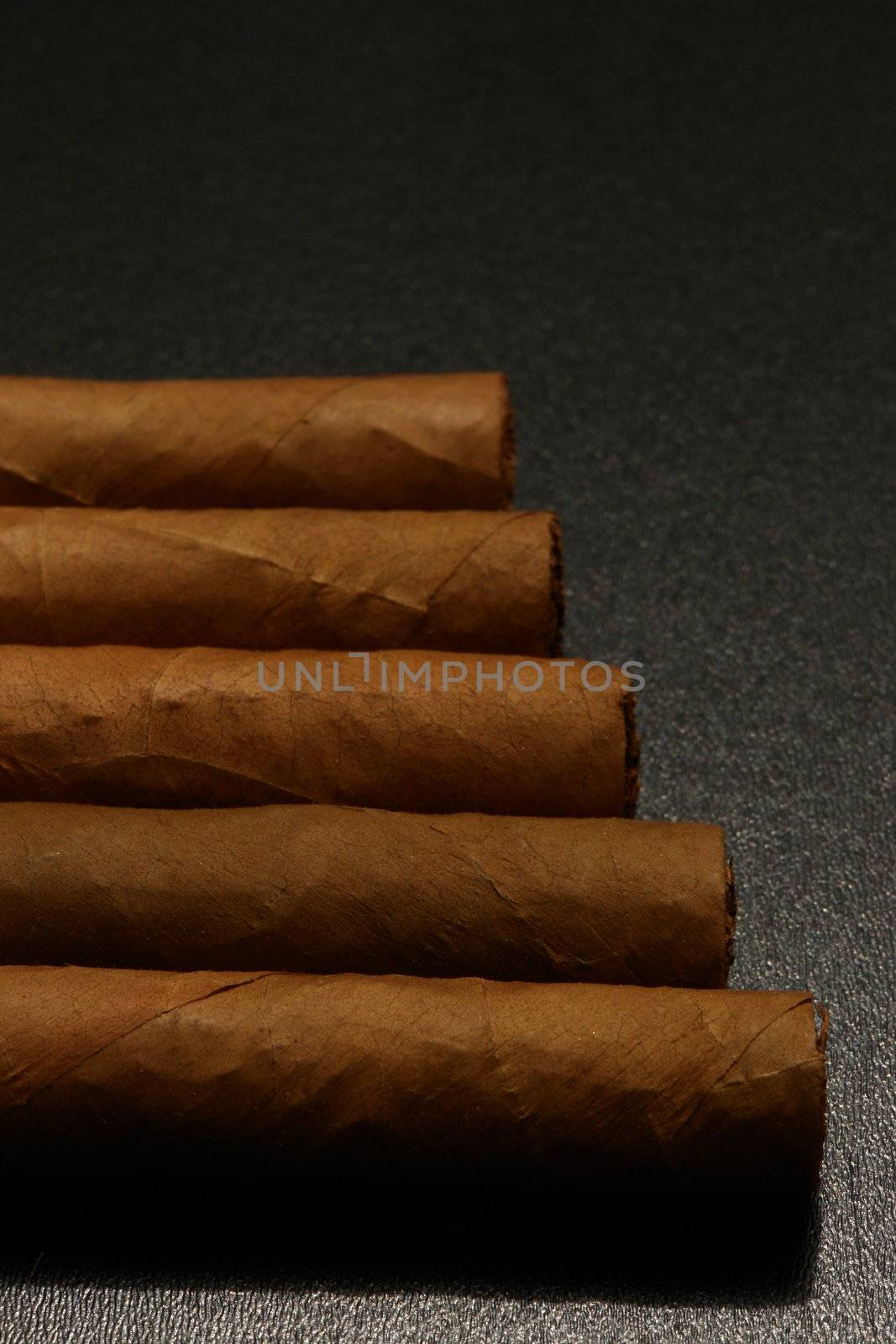 cigars in dramatic lighting.