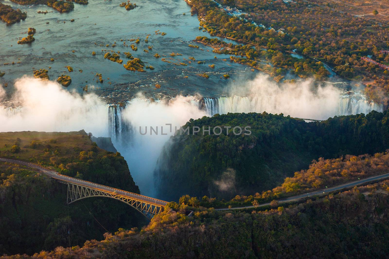 Victoria Falls from the Air by edan