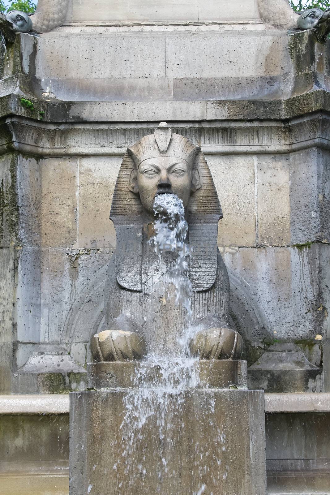 Sphinx  of Fontaine du Palmier (1806-1808). Paris, France. by NickNick