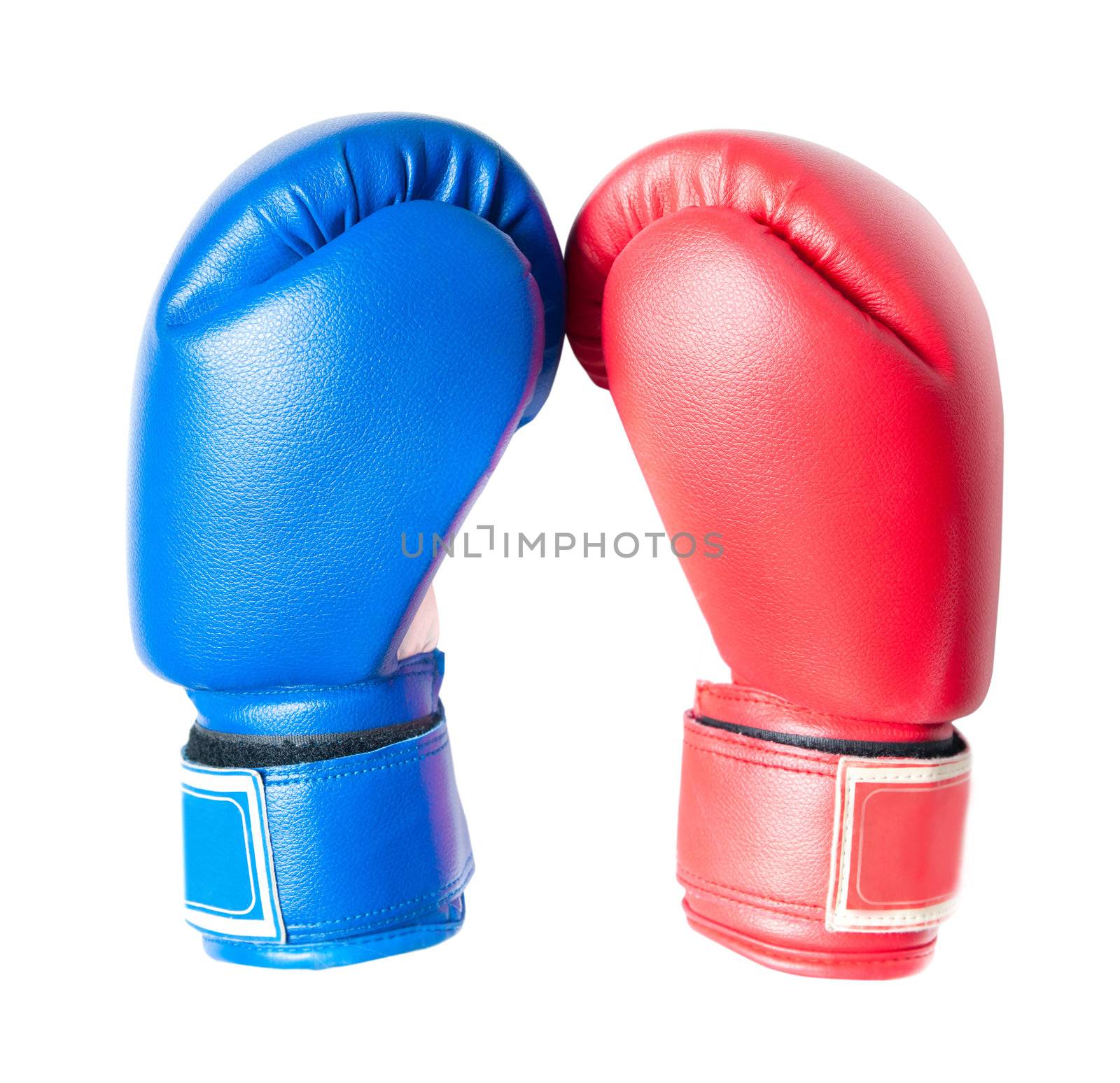 Boxing gloves isolated on white background