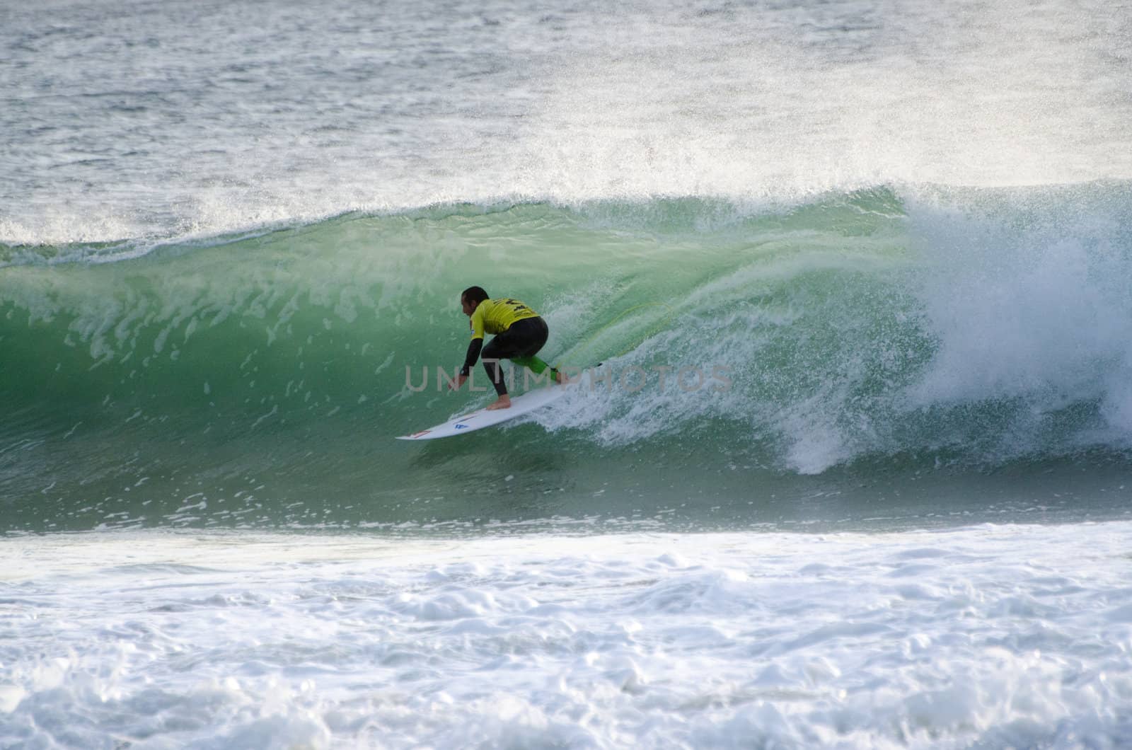 PENICHE, PORTUGAL - OCTOBER 14 : Tiago Pires (POR) during the Rip Curl men's Pro Portugal, October 14, 2012 in Peniche, Portugal