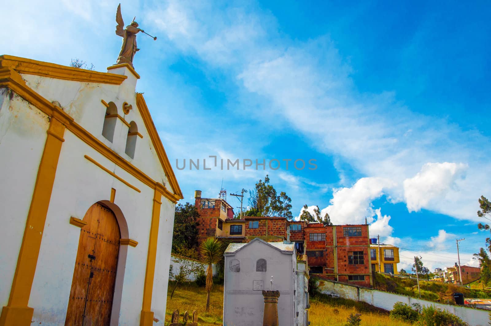 A small church in a small Colombian town