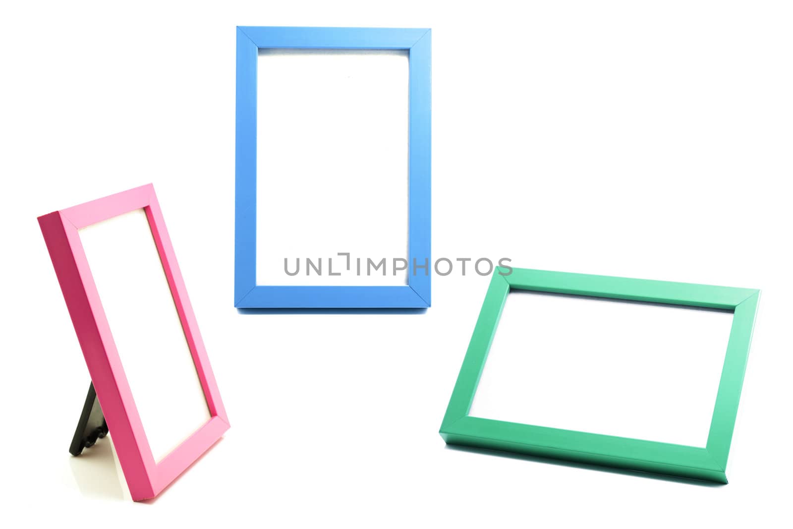 retro color wood photo frame