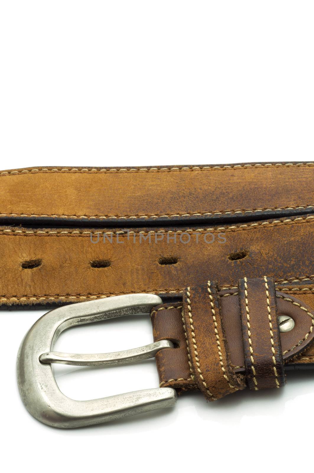 Leather Belt by TanawatPontchour