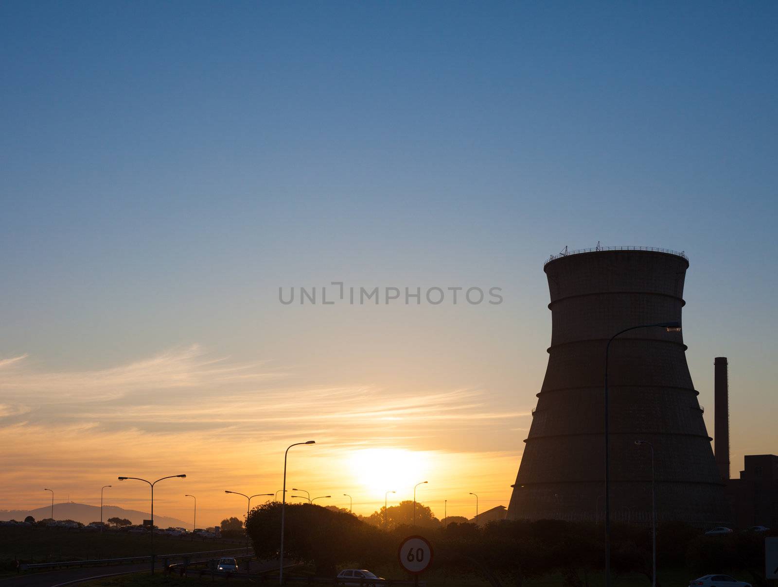 Nuclear reactor cooling tower, Cape Town, South Africa