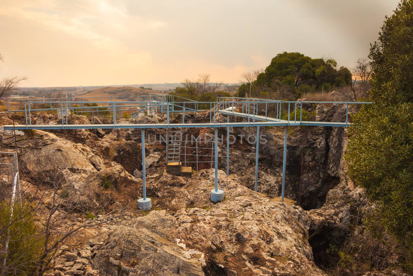 Entrance to the Cradle of Humankind archaelogical cave