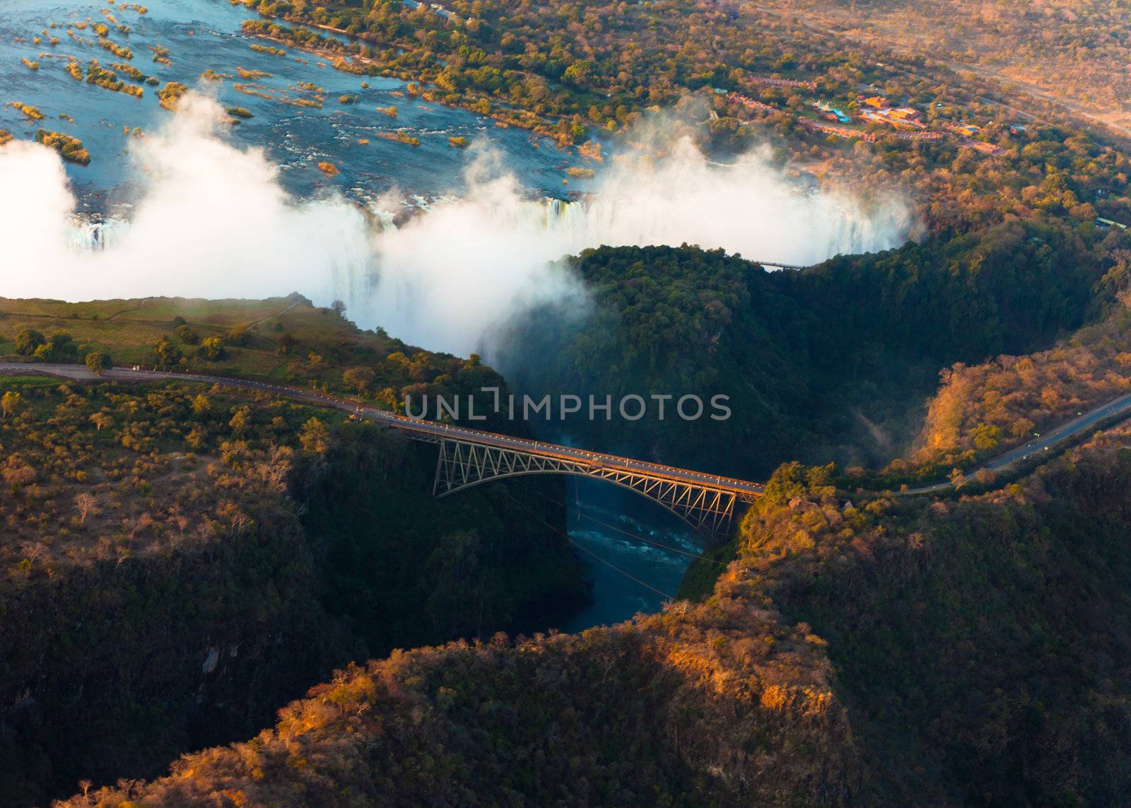 Victoria Falls from the Air by edan