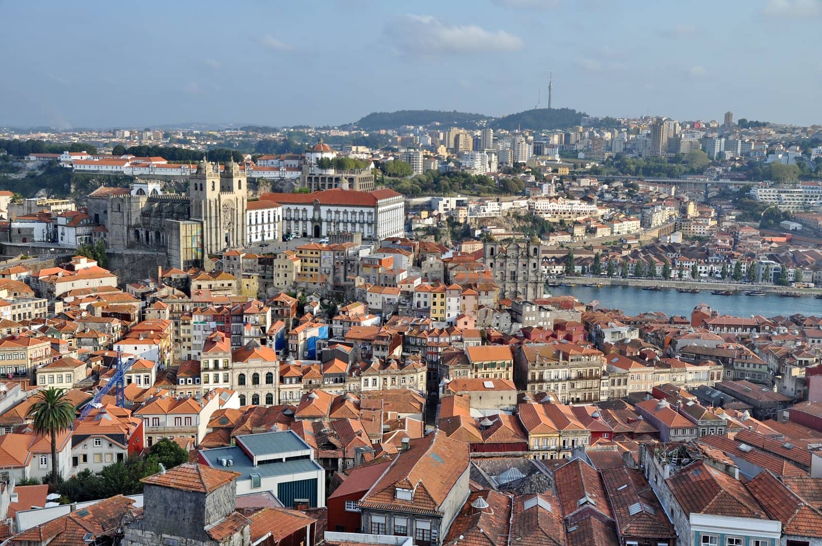 City of Porto (Portugal) from above