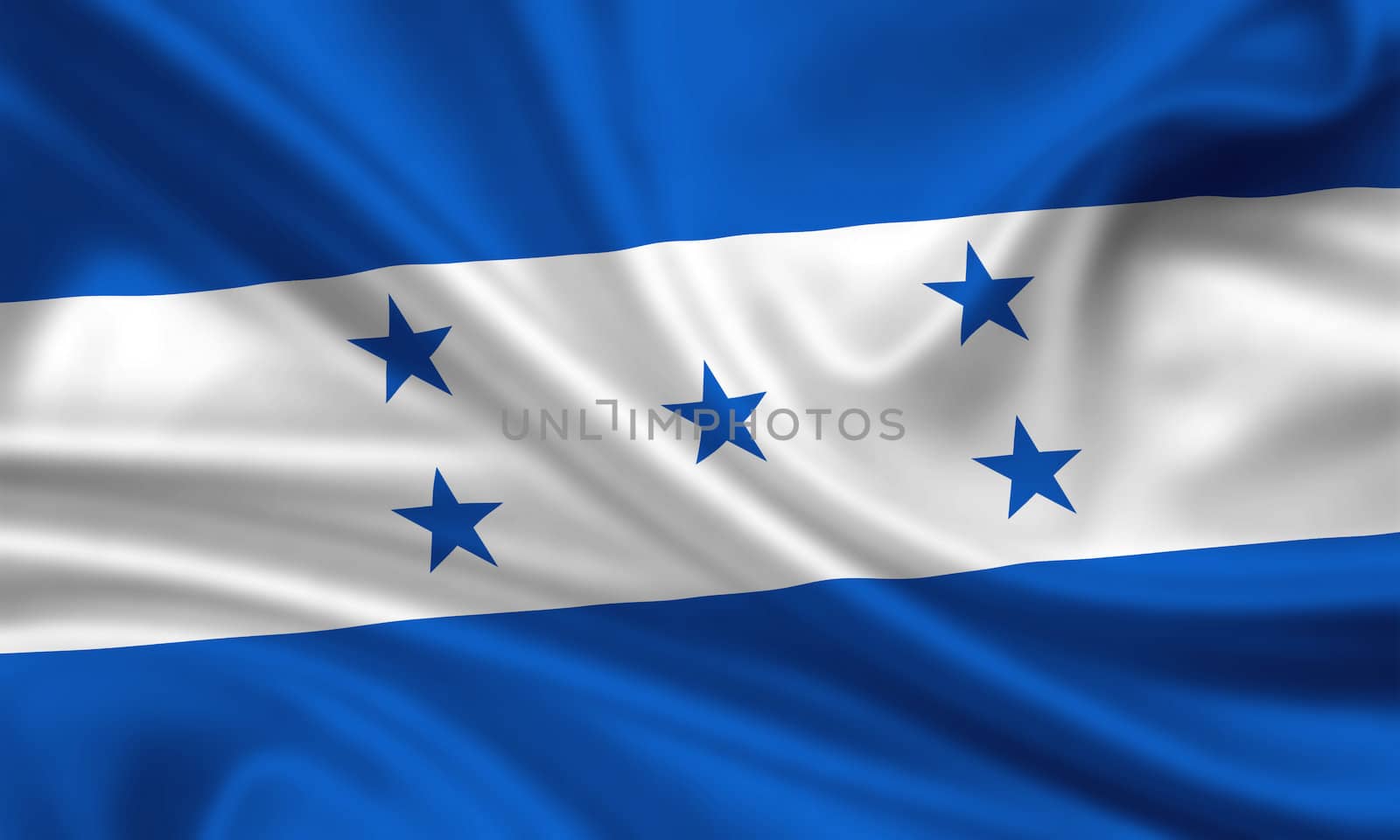 waving flag of honduras