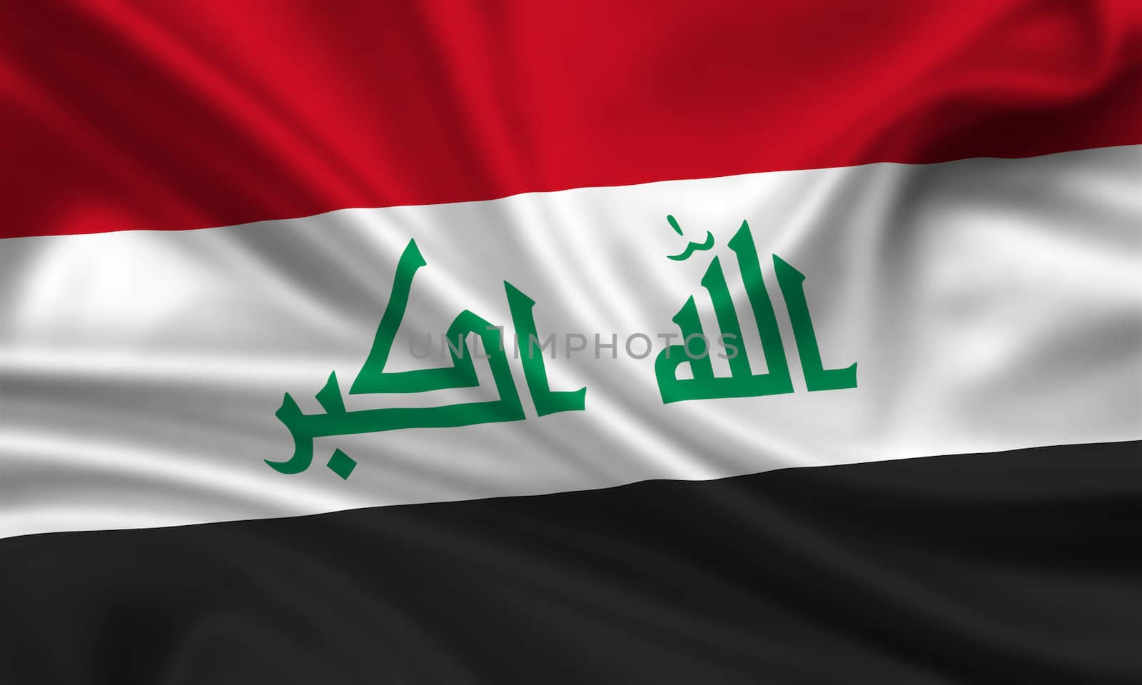 waving flag of iraq
