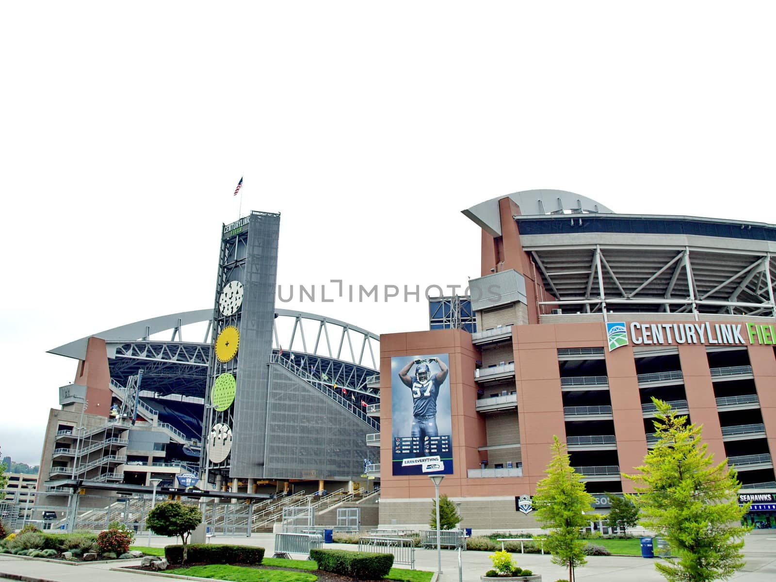 Century Link Field stadium. Home of Seattle Seahawks and Seattle Sounders by anderm