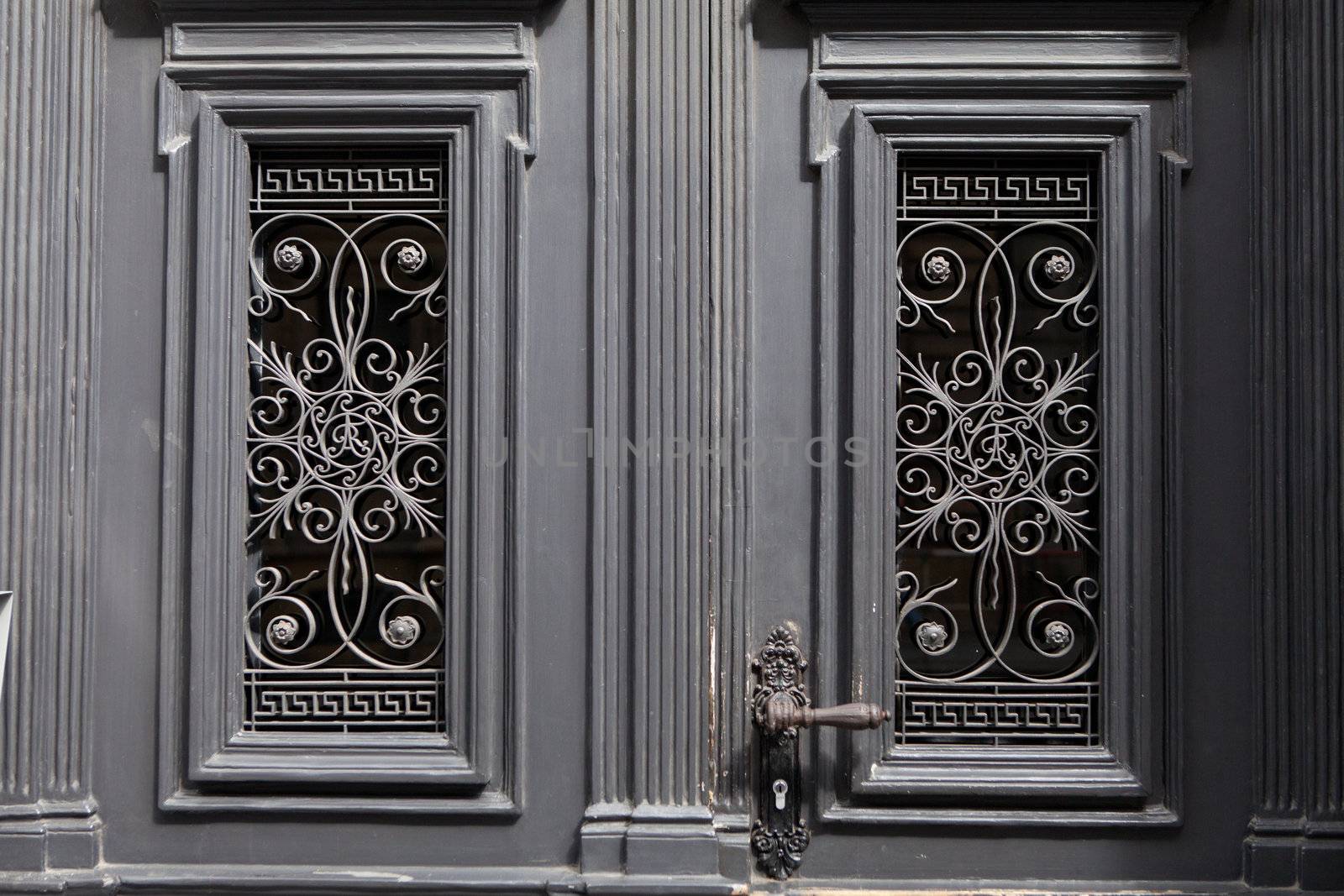 decoration of the ancient door