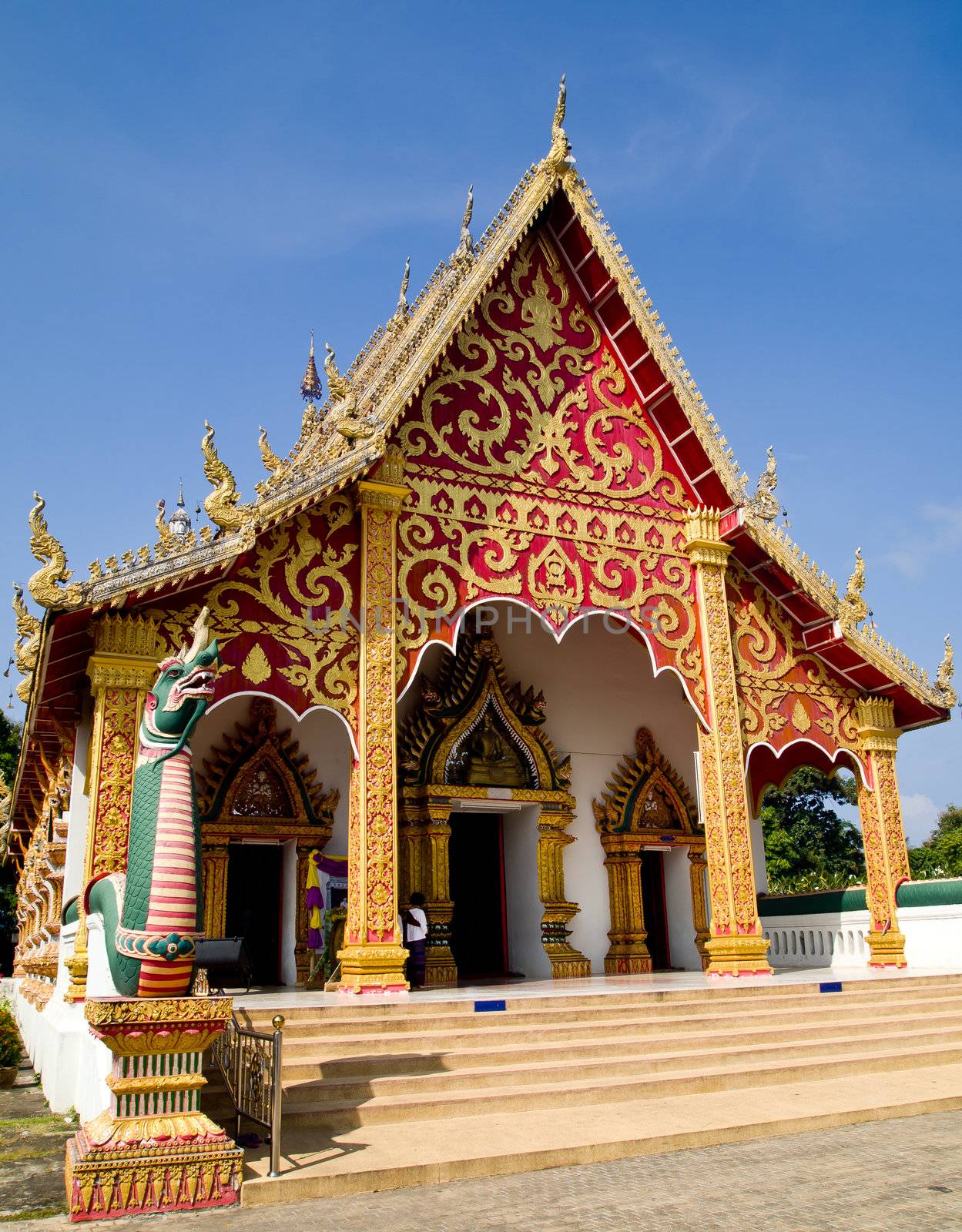Temple in Traditional lanna style which is in Wat Suantan1 by gjeerawut