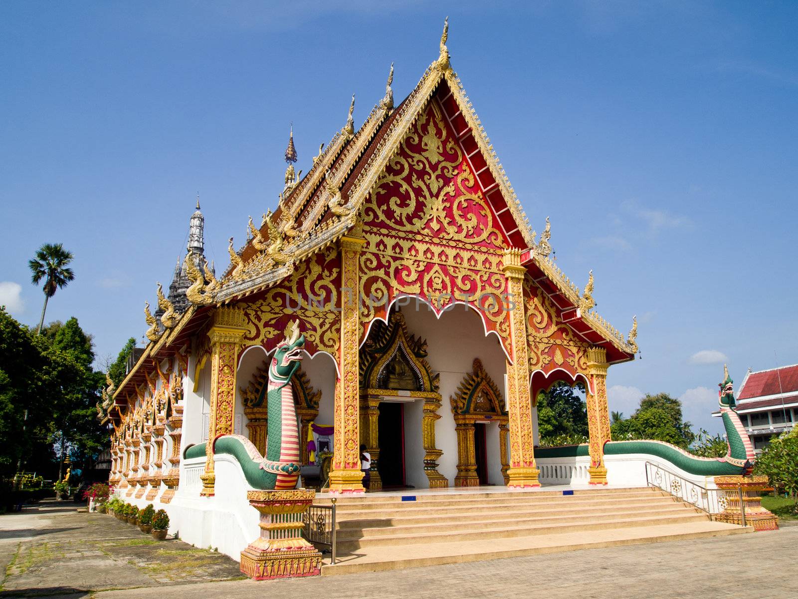 Temple in Traditional lanna style which is in Wat Suantan2 by gjeerawut