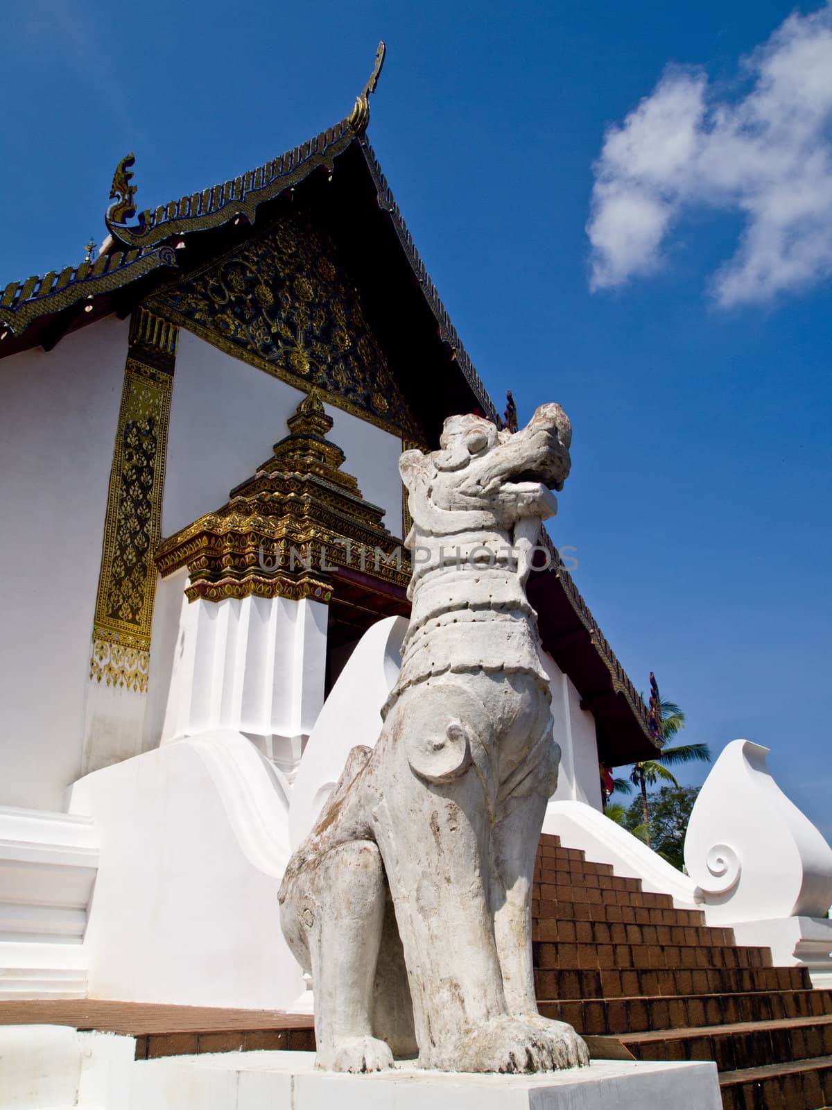 Lanna style temple which is in Wat Pumin (Nan-Thailand) by gjeerawut